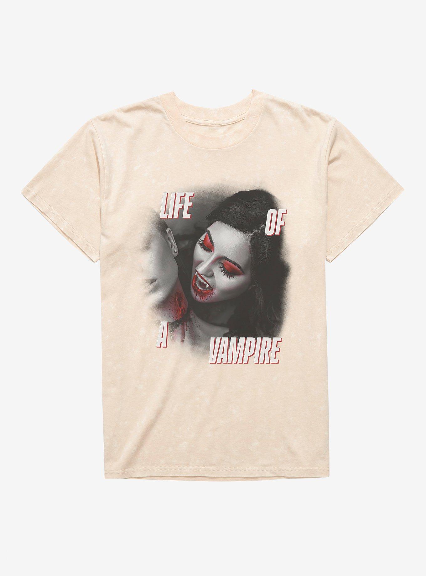 Life Of A Vampire Mineral Wash T-Shirt, , hi-res