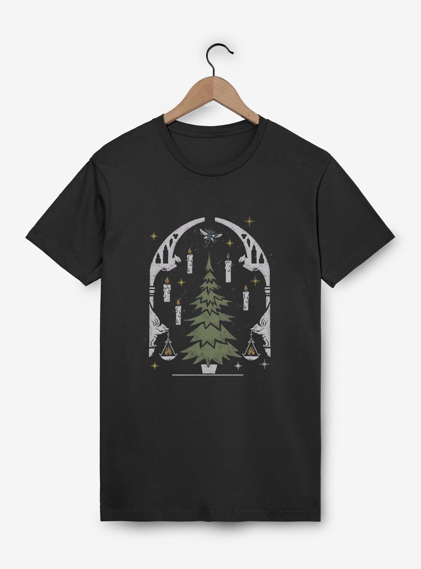 Harry Potter Hogwarts Christmas Tree T-Shirt, , hi-res