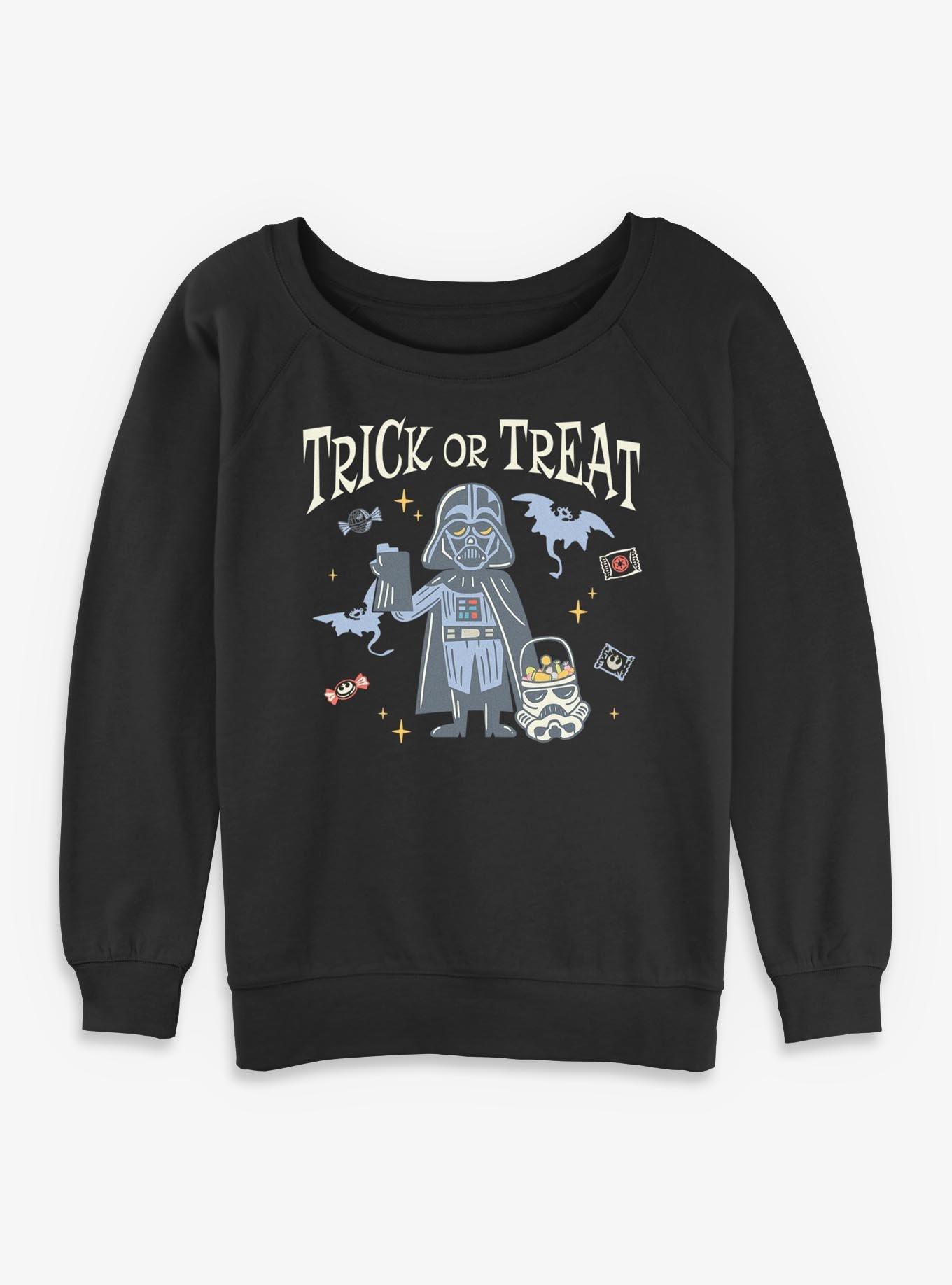Star Wars Darth Vader Trick Or Treat Womens Slouchy Sweatshirt, , hi-res