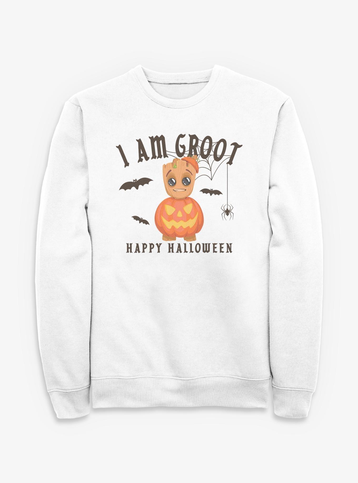 Marvel I Am Groot Halloween Pumpkin Sweatshirt