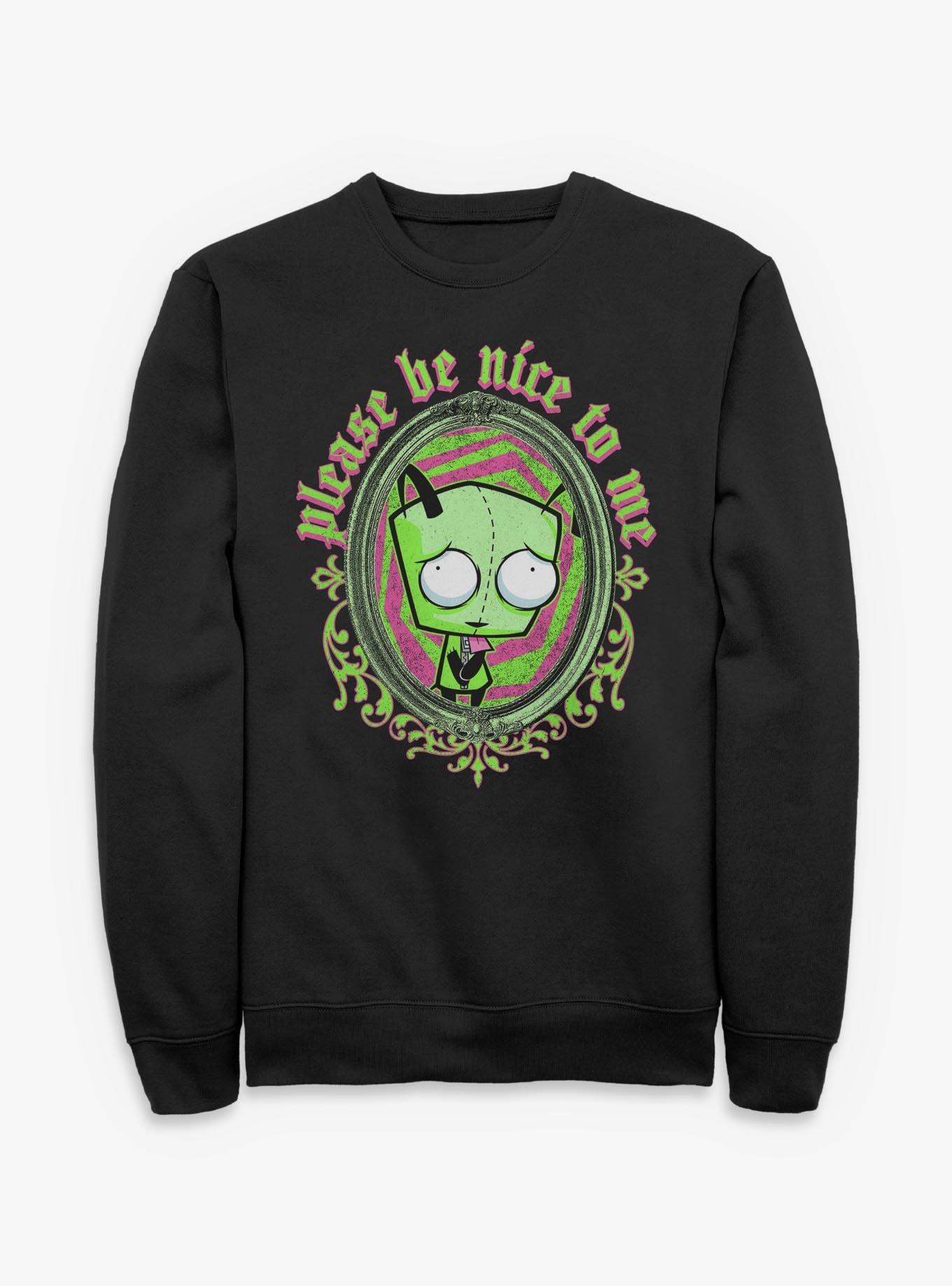 Invader ZIM Please Be Nice To Me Sweatshirt, , hi-res