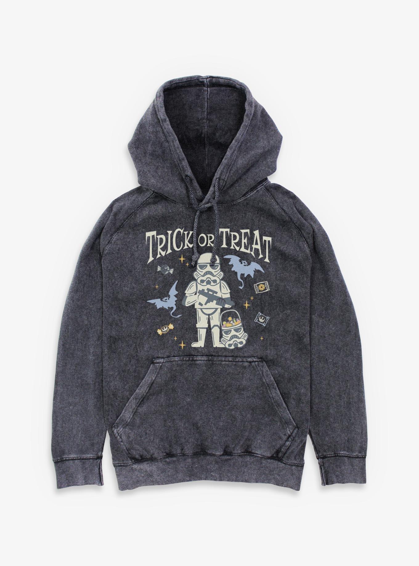 Star Wars Stormtrooper Trick Or Treat Mineral Wash Hoodie