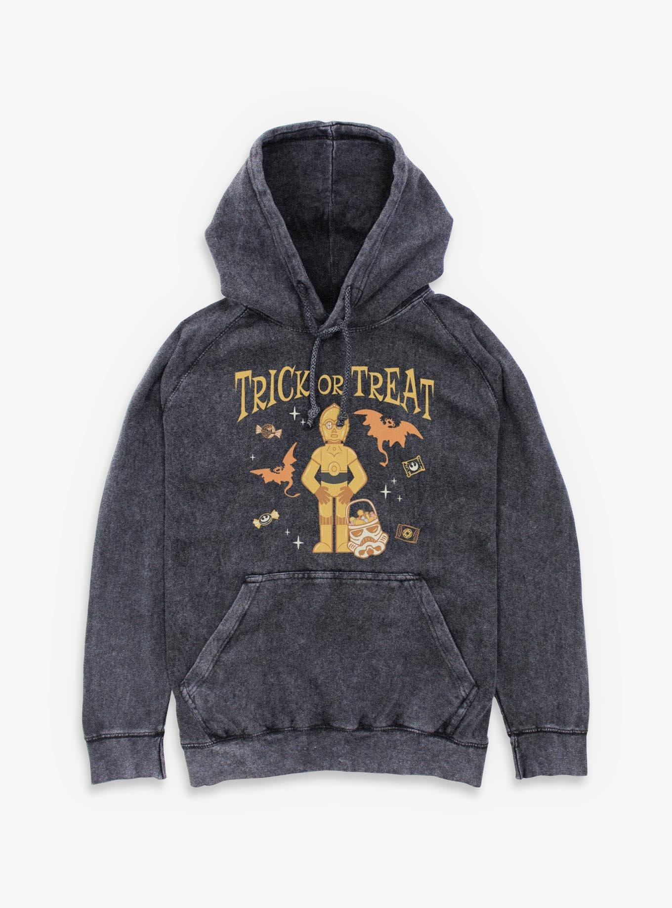 Star Wars C-3PO Trick Or Treat Mineral Wash Hoodie, , hi-res