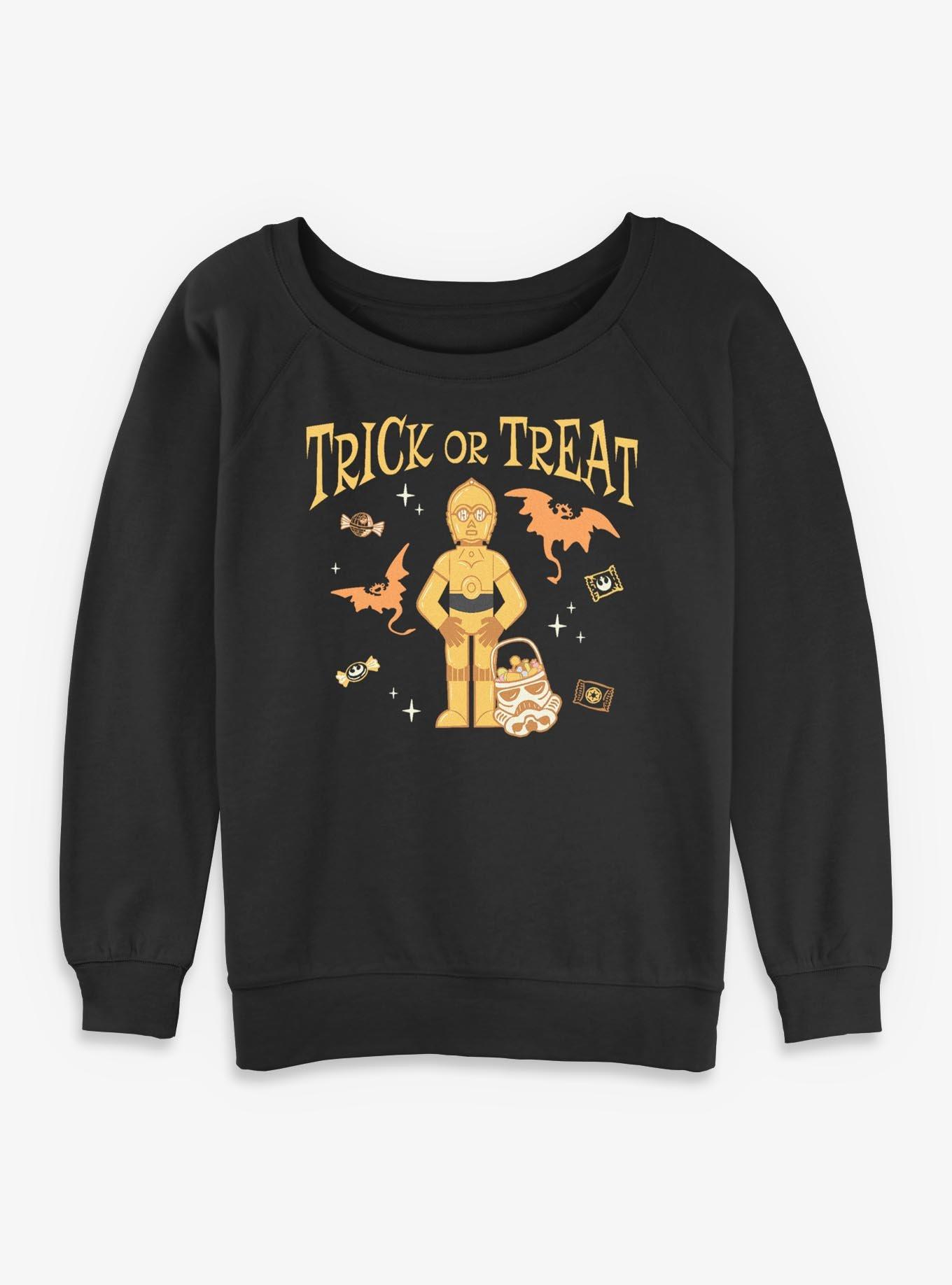 Star Wars C-3PO Trick Or Treat Girls Slouchy Sweatshirt, , hi-res