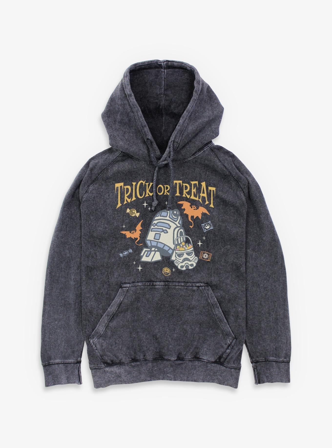 Star Wars R2-D2 Trick Or Treat Mineral Wash Hoodie, , hi-res