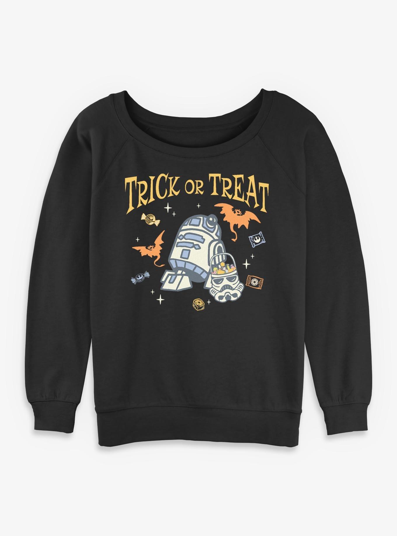 Star Wars R2-D2 Trick Or Treat Girls Slouchy Sweatshirt, , hi-res