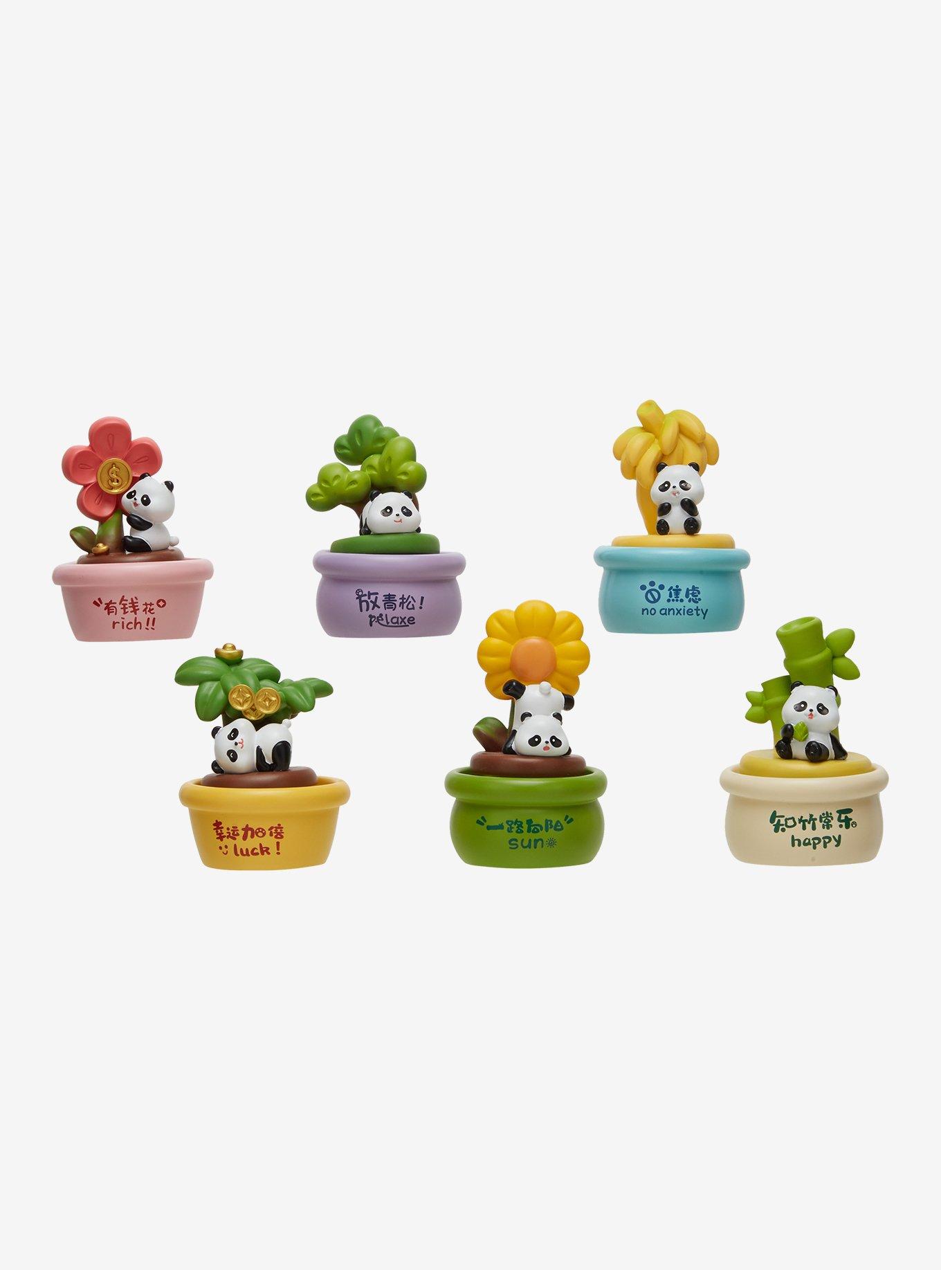 Panda in a Pot Blind Box Figure