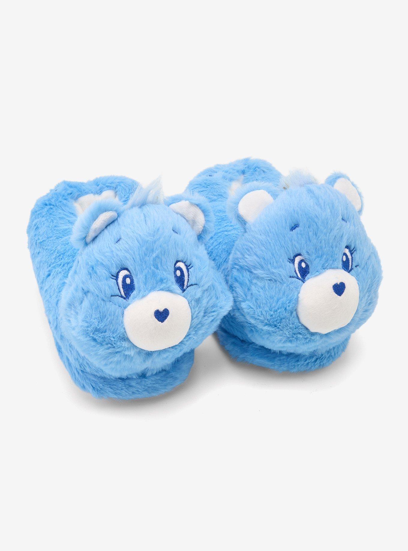 Care Bears Grumpy Bear Plush Slippers, , hi-res