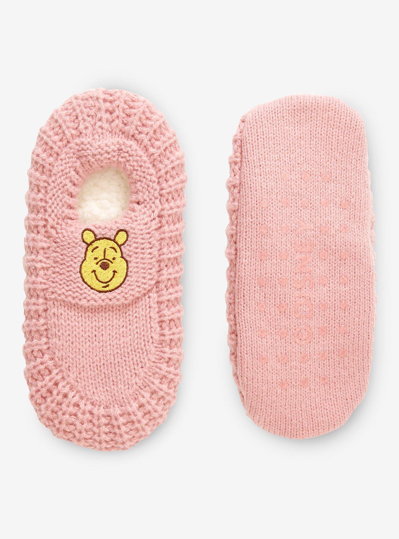 Disney Winnie The Pooh Chunky Knit Cozy Slippers, , hi-res