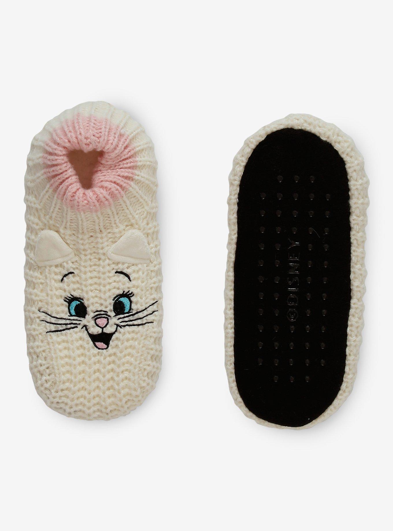 Disney The Aristocats Marie Chunky Knit Cozy Slippers, , hi-res