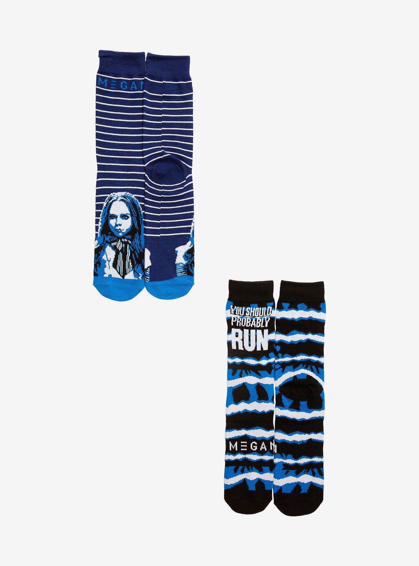 M3GAN Crew Socks 2 Pair, , hi-res