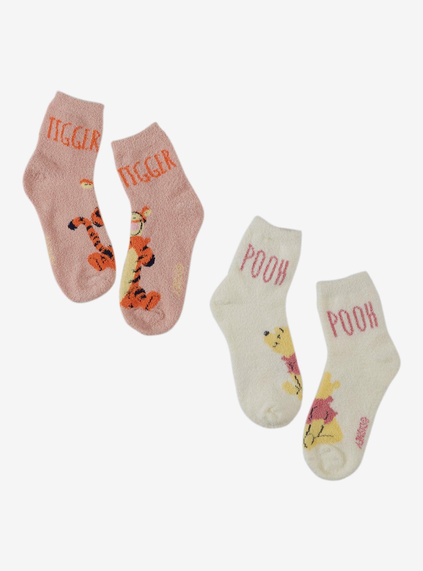 Disney Winnie The Pooh Tigger & Pooh Cozy Socks 2 Pair, , hi-res