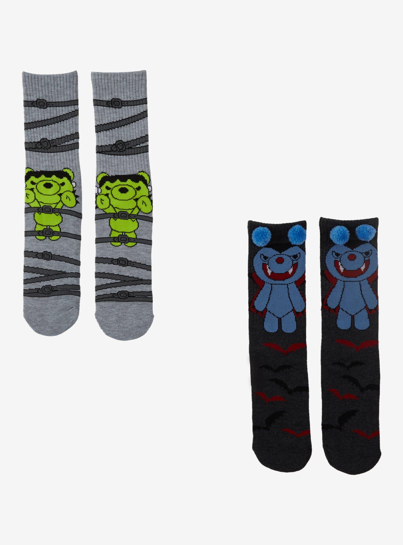 Deddy Bears Crew Socks 2 Pair, , hi-res