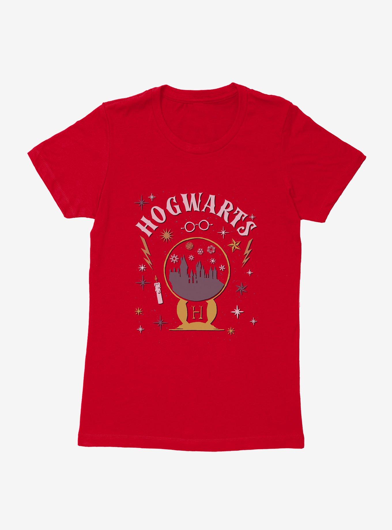 Harry Potter Hogwarts Snow Globe Womens T-Shirt, , hi-res