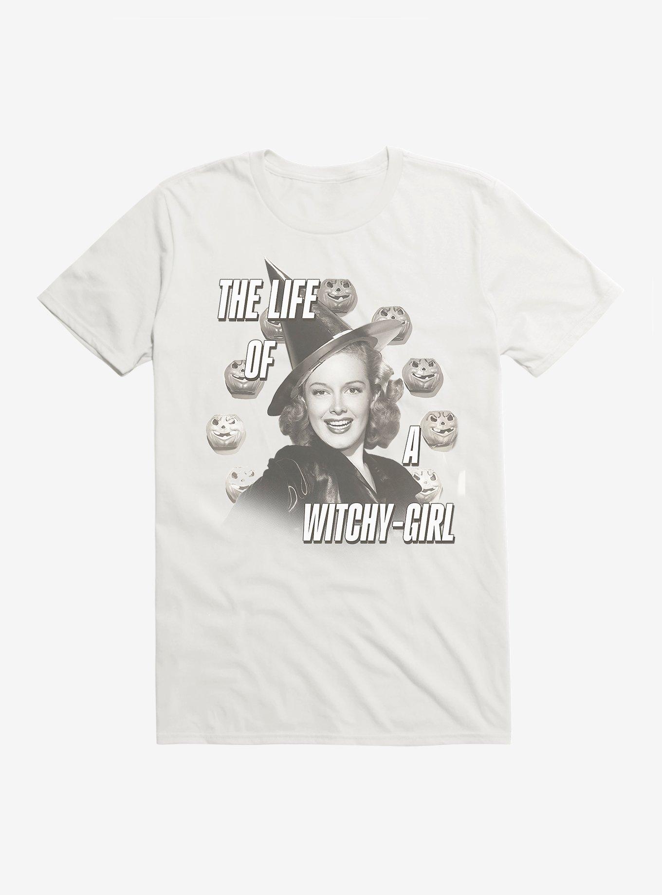 The Life Of A Witchy-Girl T-Shirt, WHITE, hi-res