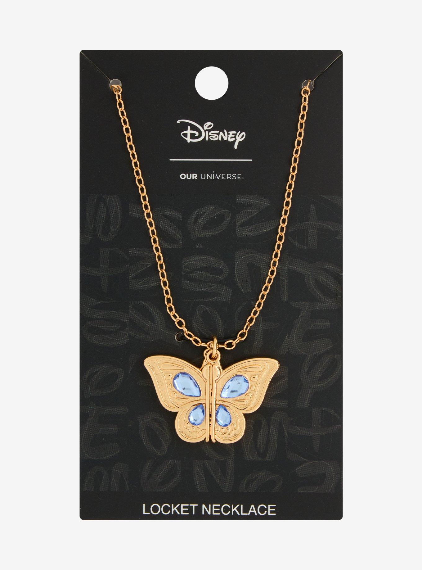 Disney Winnie the Pooh Butterfly Reveal Locket Necklace - BoxLunch Exclusive, , hi-res
