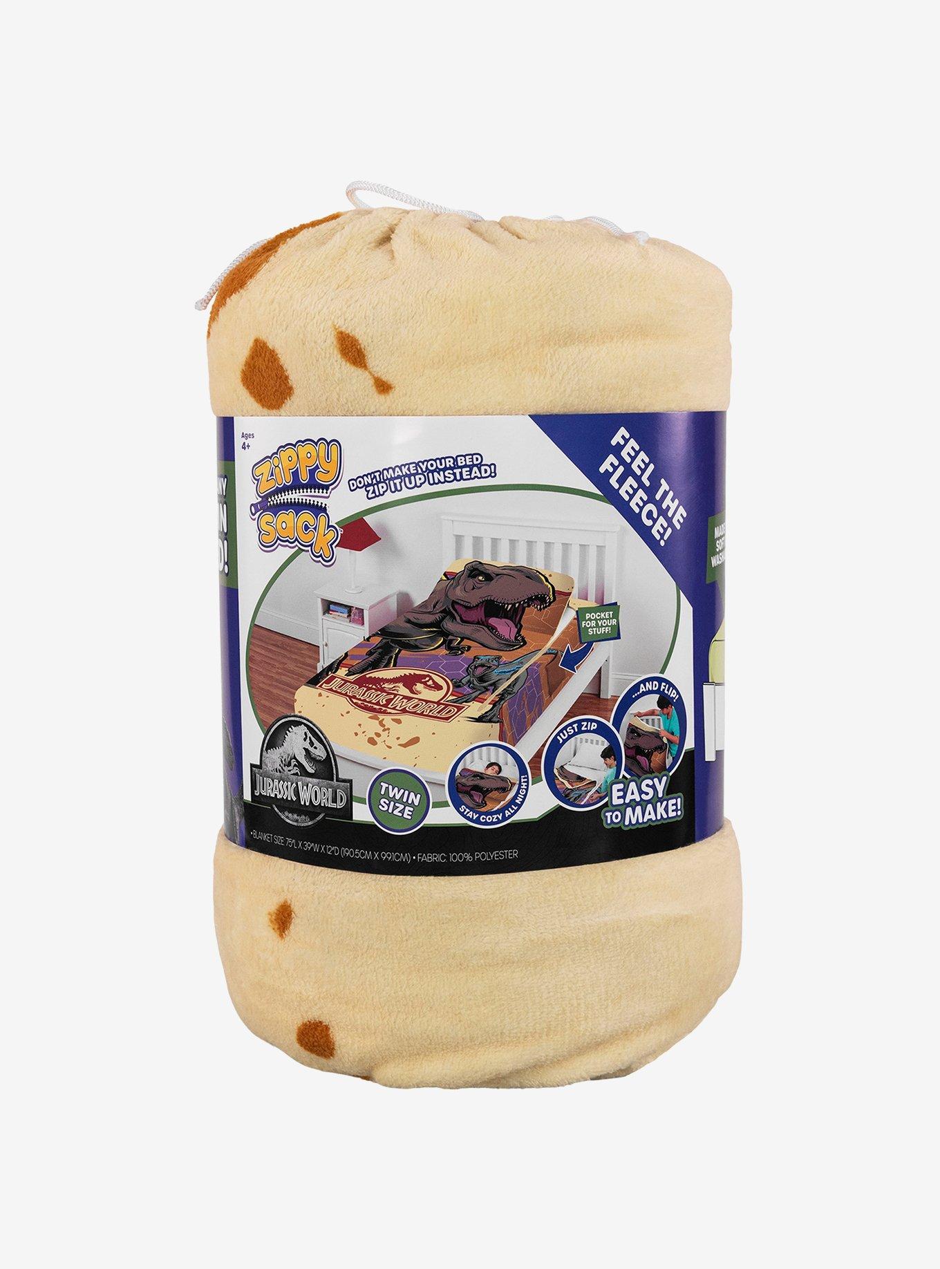 Jurassic Park ZippySack Twin Size Blanket, , hi-res