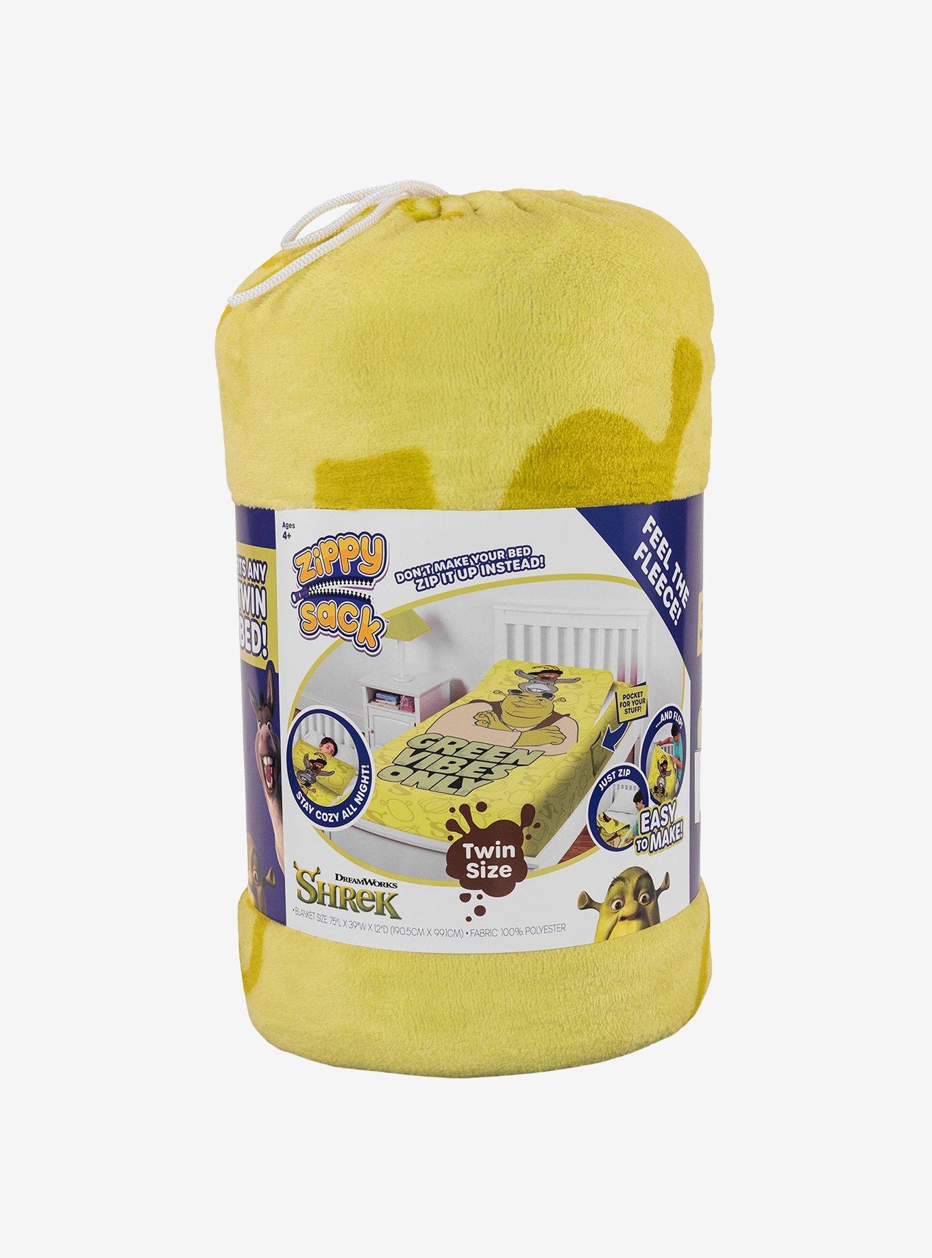 Shrek ZippySack Twin Size Blanket, , hi-res