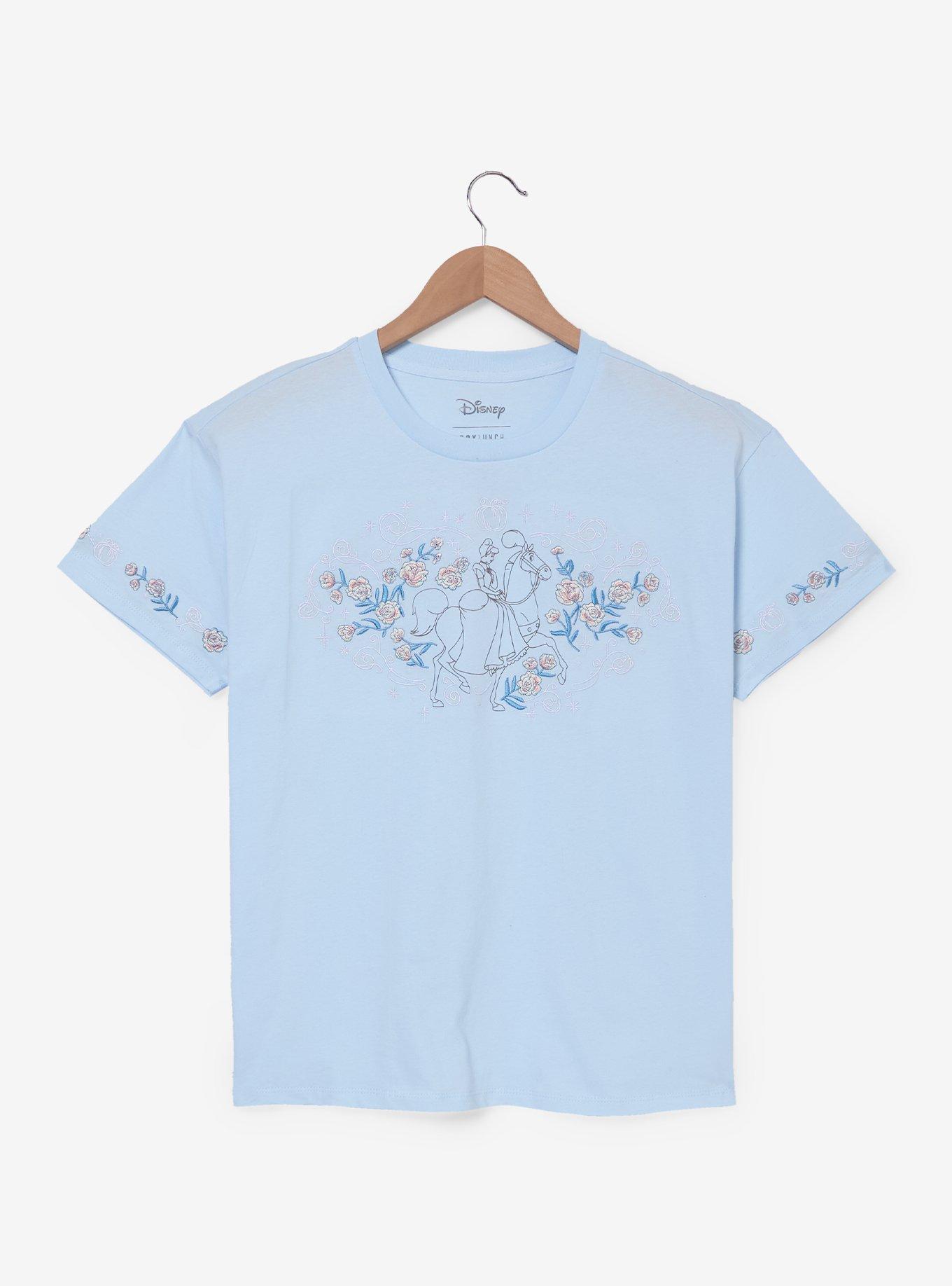 Disney Cinderella Horse Floral Women's T-Shirt &mdash; BoxLunch Exclusive, , hi-res