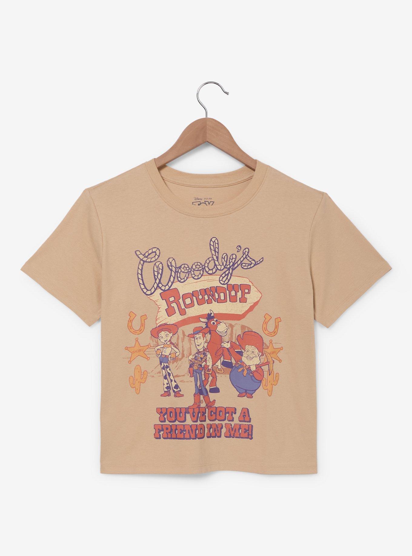 Disney Pixar Toy Story Woody's Roundup Women's T-Shirt &mdash; BoxLunch Exclusive, , hi-res