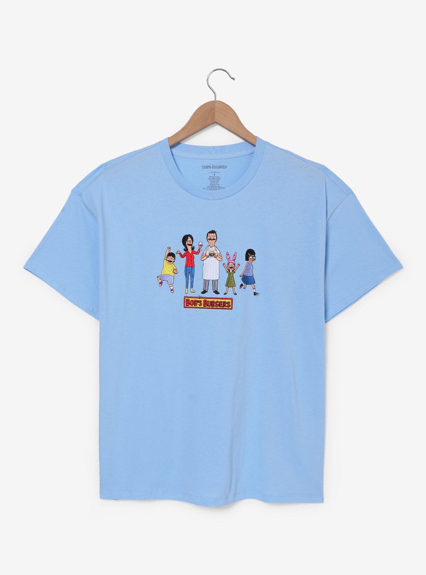 Bob's Burgers Belcher Family Embroidered Women's T-Shirt - BoxLunch Exclusive, , hi-res