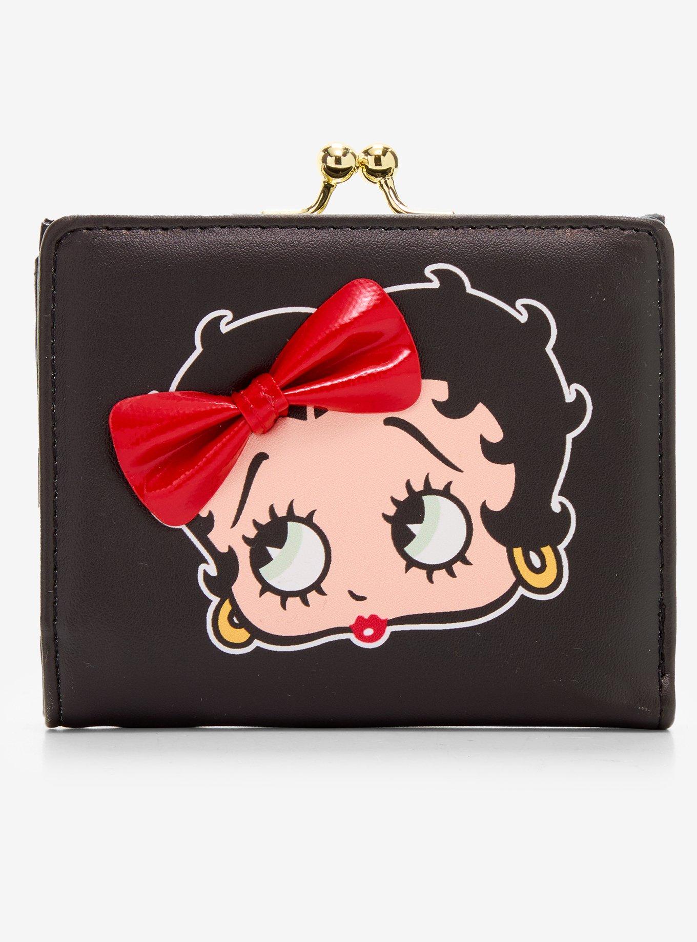 Betty Boop Bow Kisslock Wallet, , hi-res