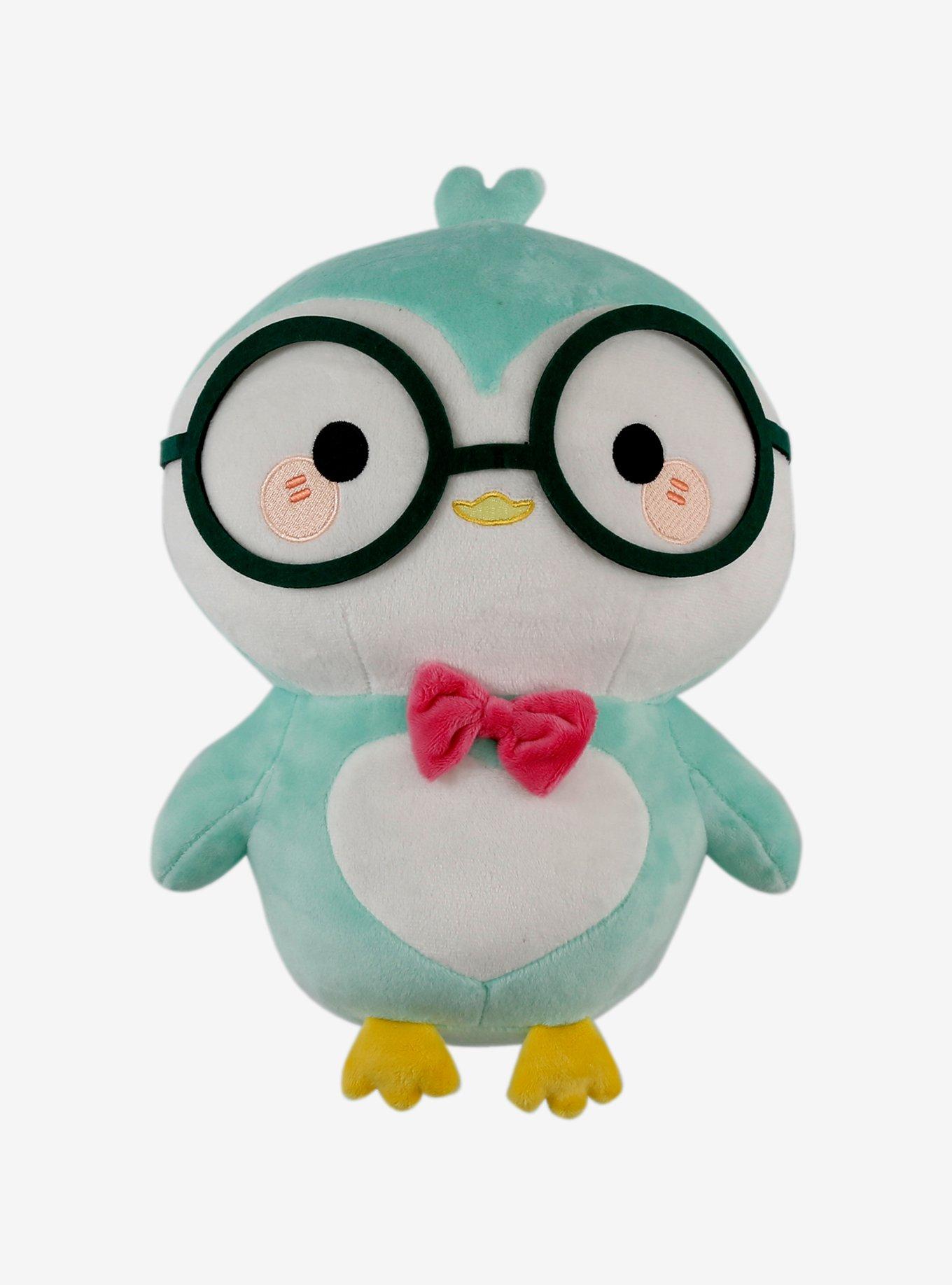 Honeymaru Penguin Glasses 10 Inch Plush, , hi-res