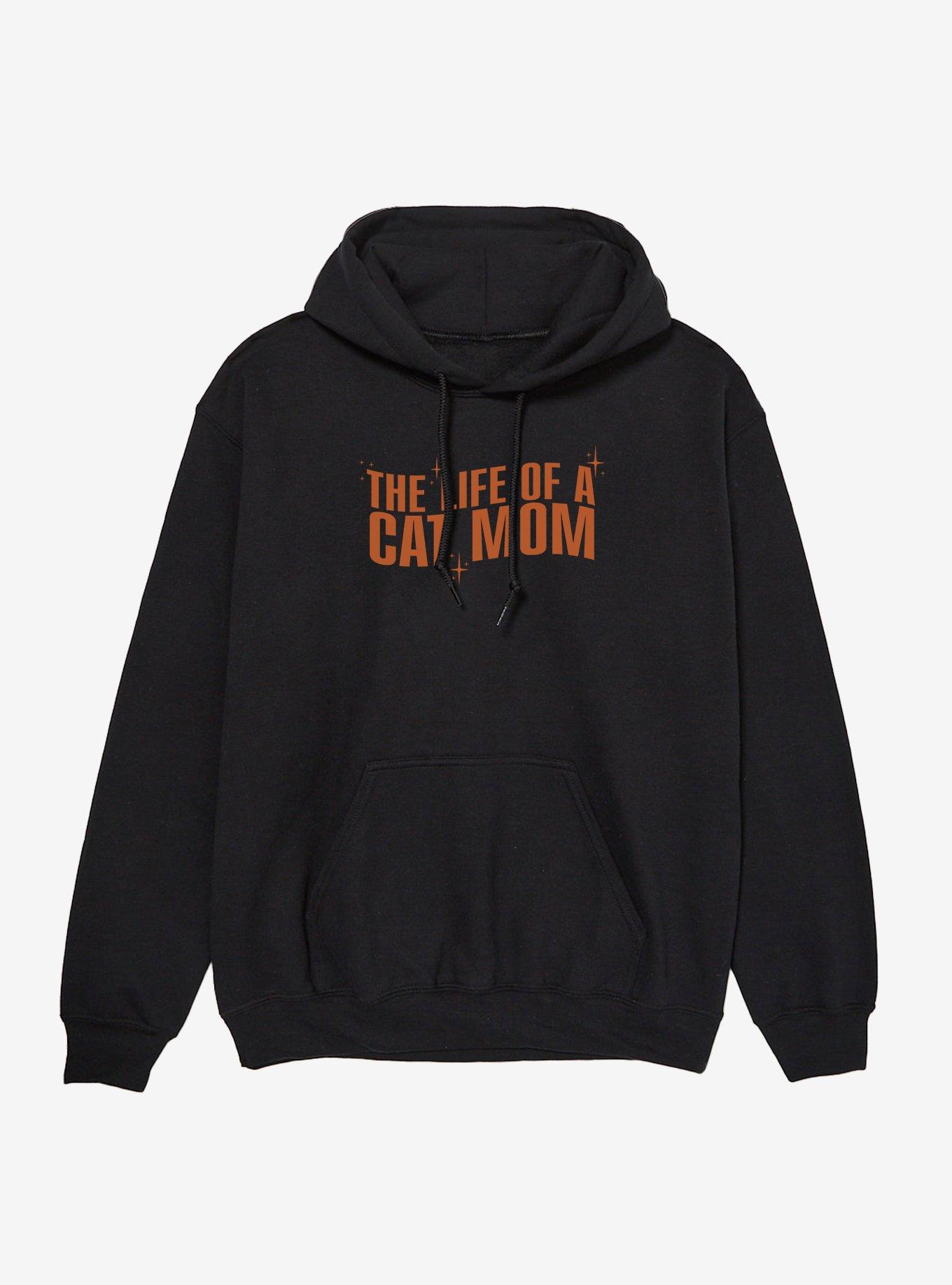 The Life Of A Cat Mom Hoodie, , hi-res
