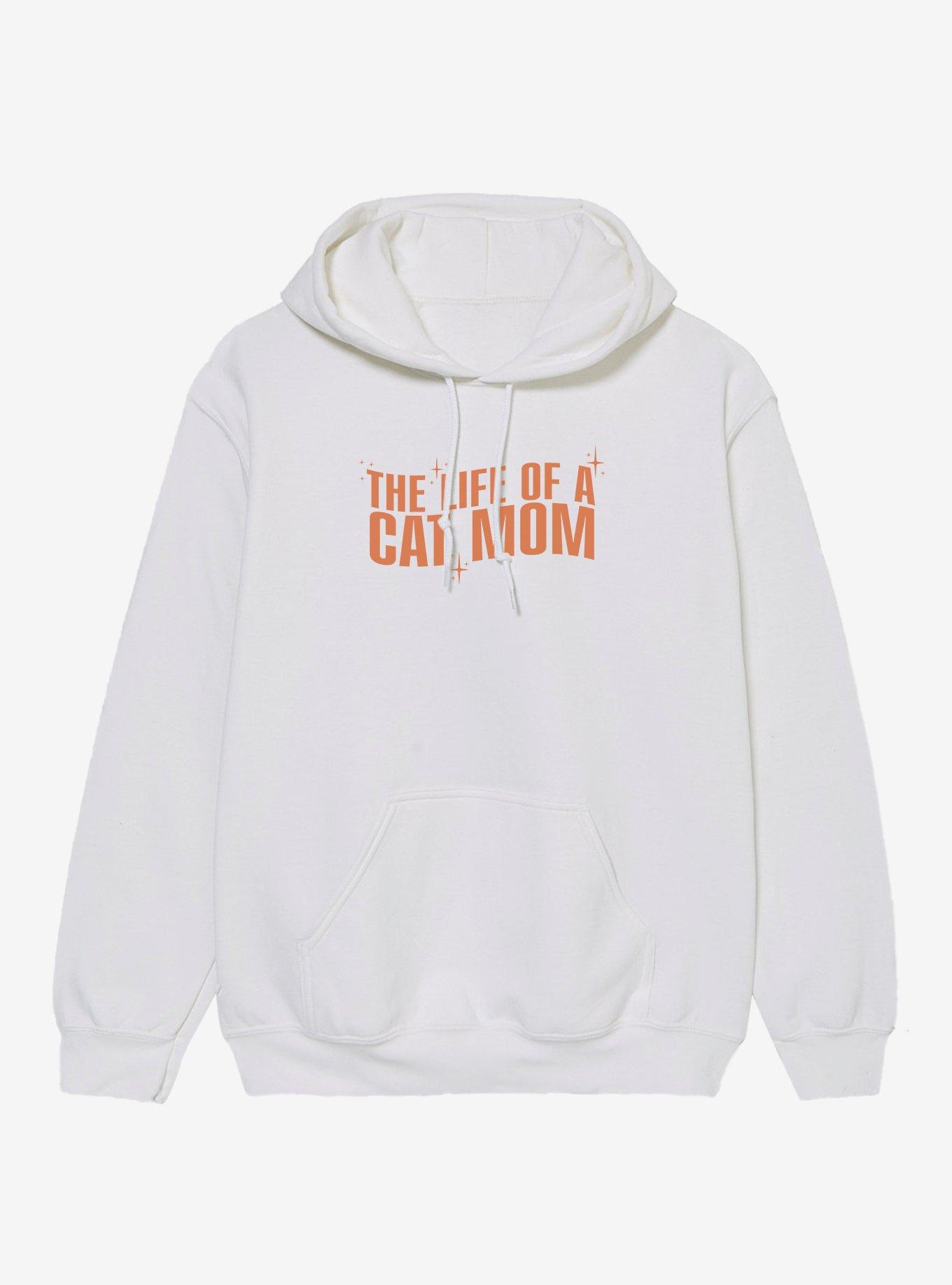 The Life Of A Cat Mom Hoodie, , hi-res
