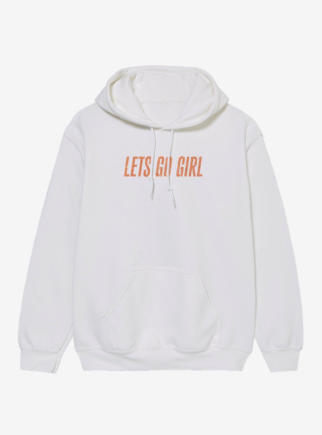 Lets Go Girl Hoodie, WHITE, hi-res view 1