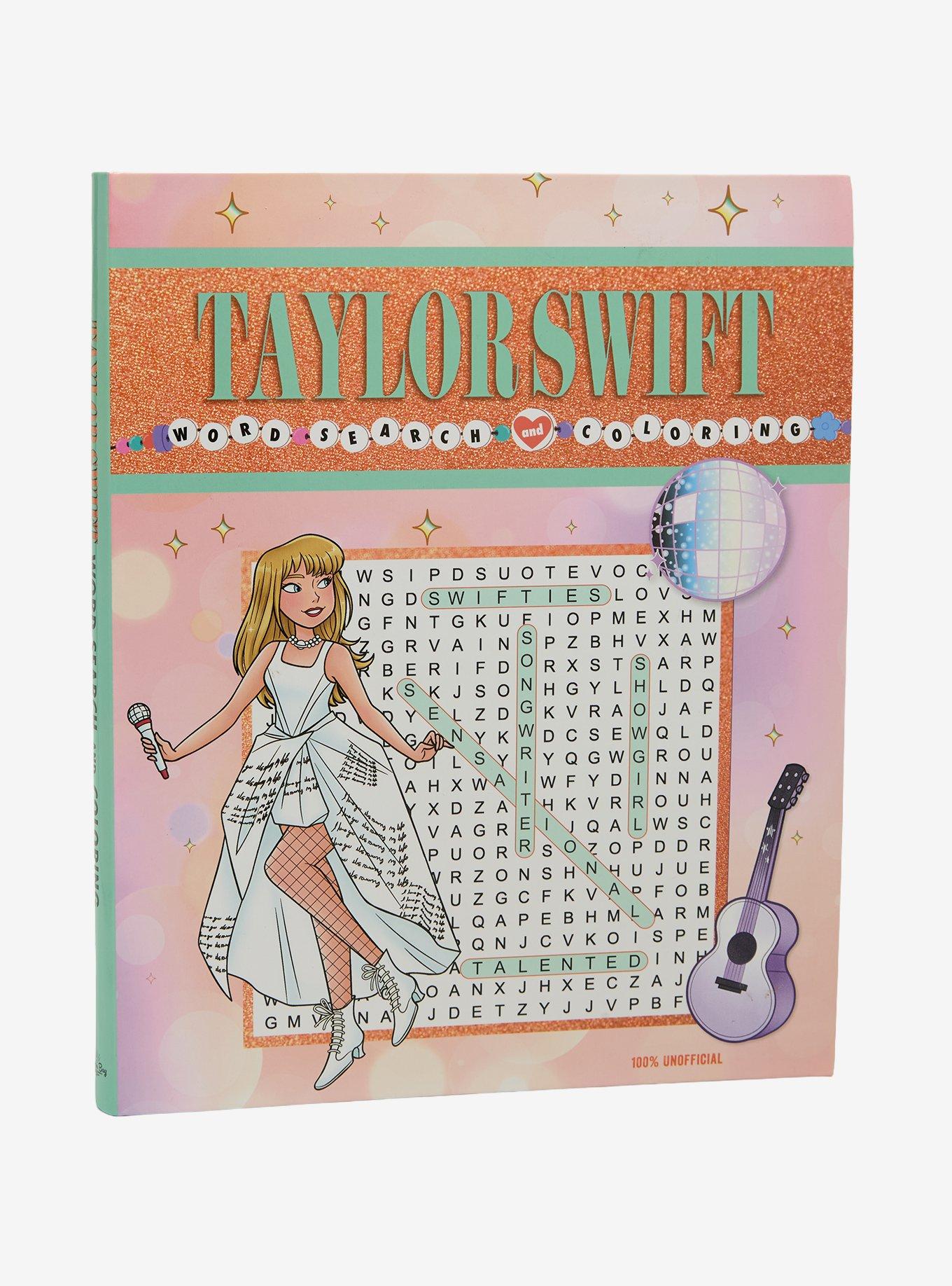 Taylor Swift Word Search & Coloring Book, , hi-res
