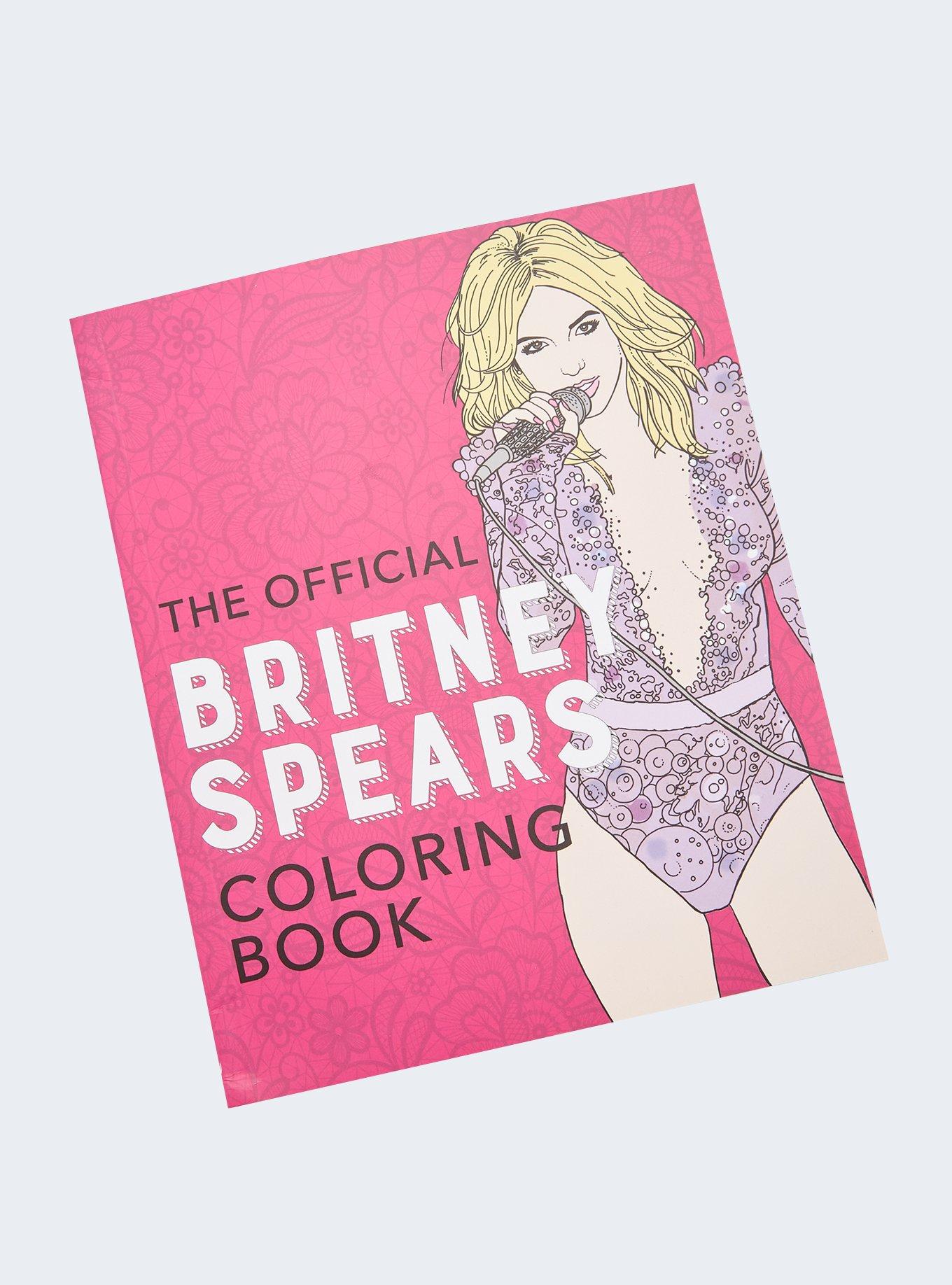 Britney Spears Official Coloring Book, , hi-res