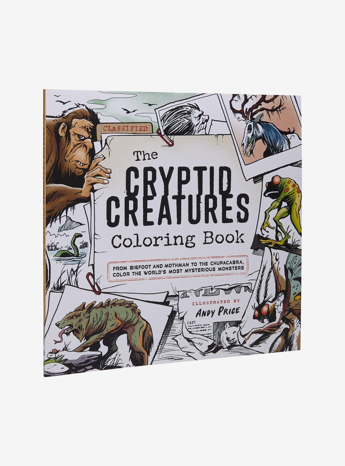 The Cryptid Creatures Coloring Book, , hi-res