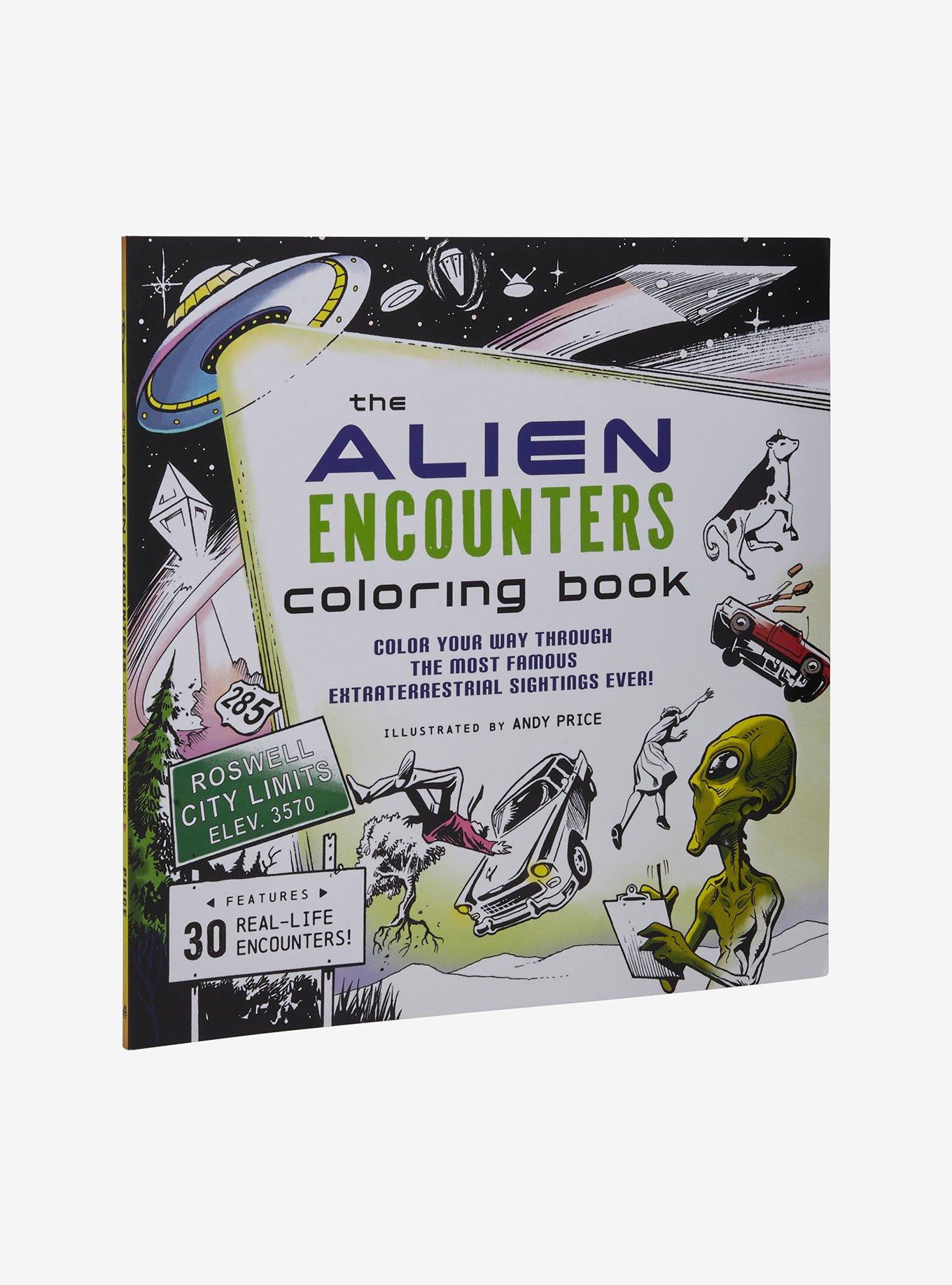 The Alien Encounters Coloring Book, , hi-res