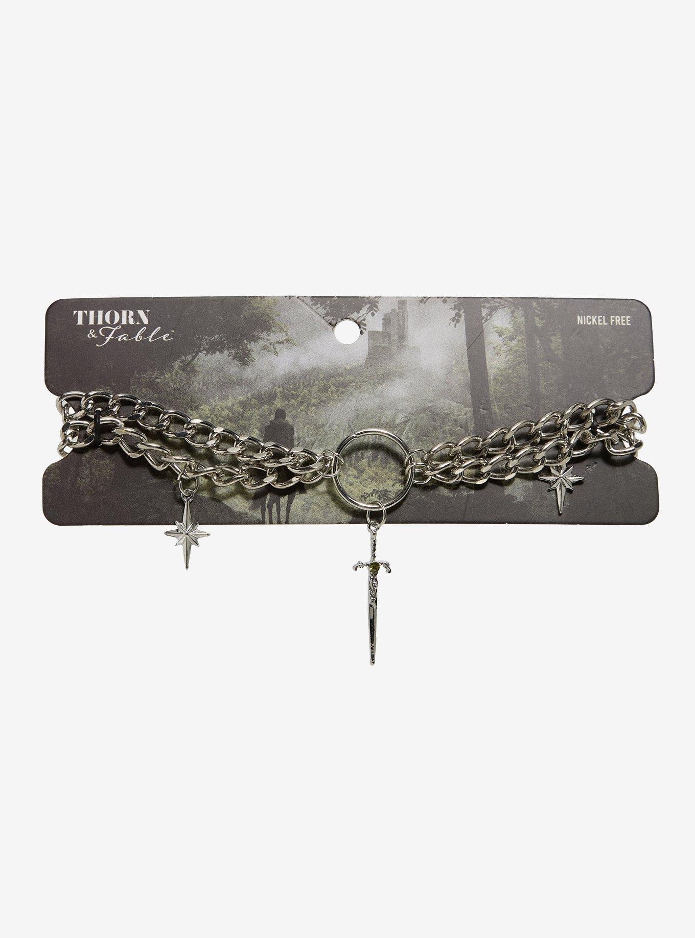 Thorn & Fable Celestial Dagger Choker, , hi-res