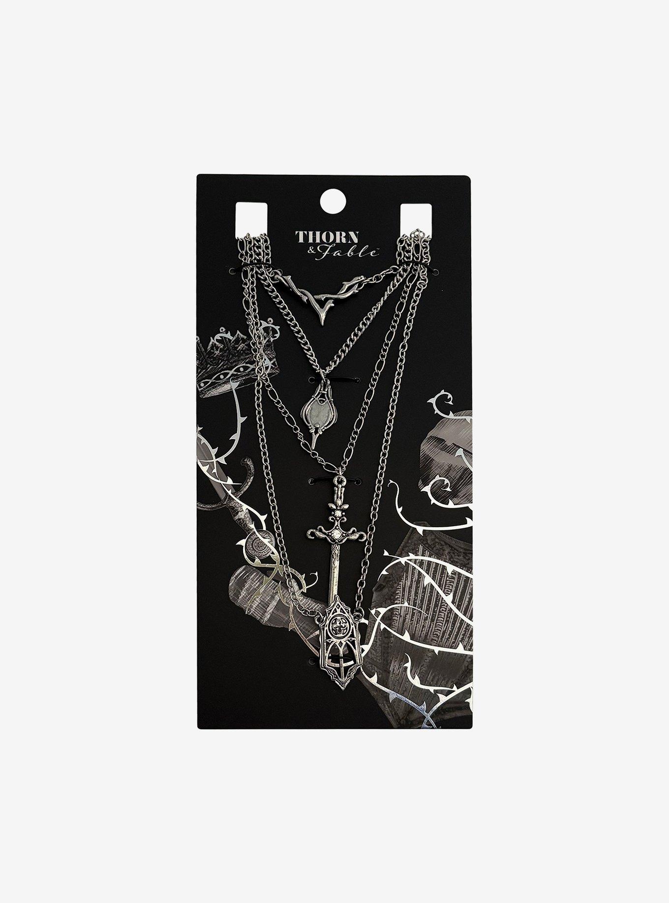 Thorn & Fable Castlecore Necklace Set, , hi-res