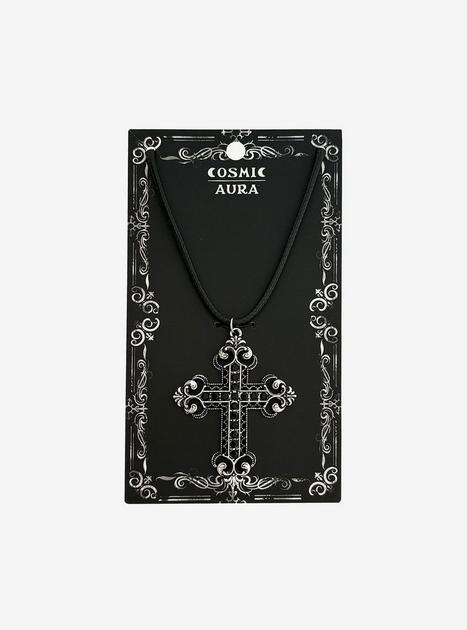 Cosmic Aura Gothic Cross Necklace | Hot Topic