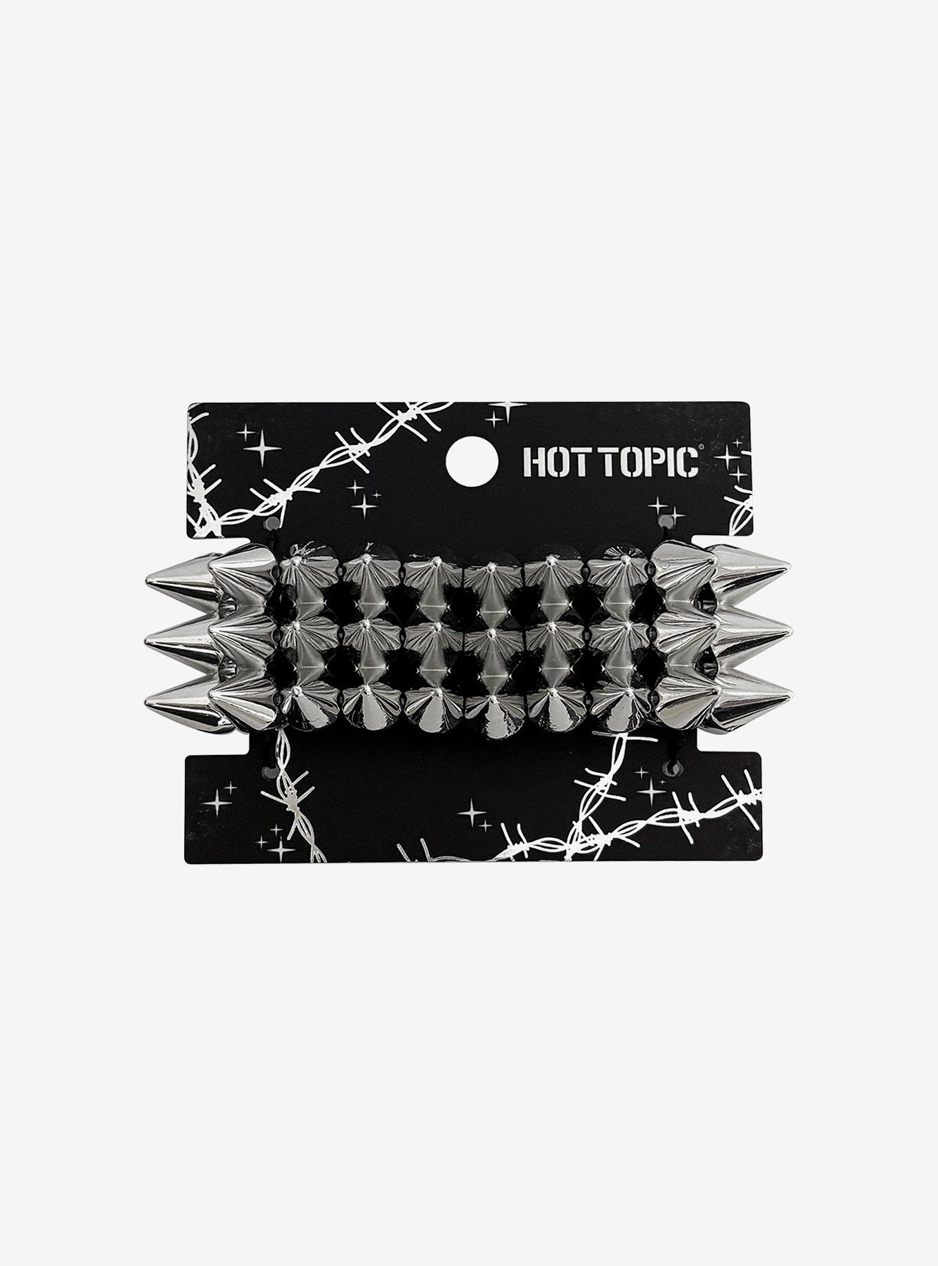 Silver Spike Cuff Bracelet, , hi-res