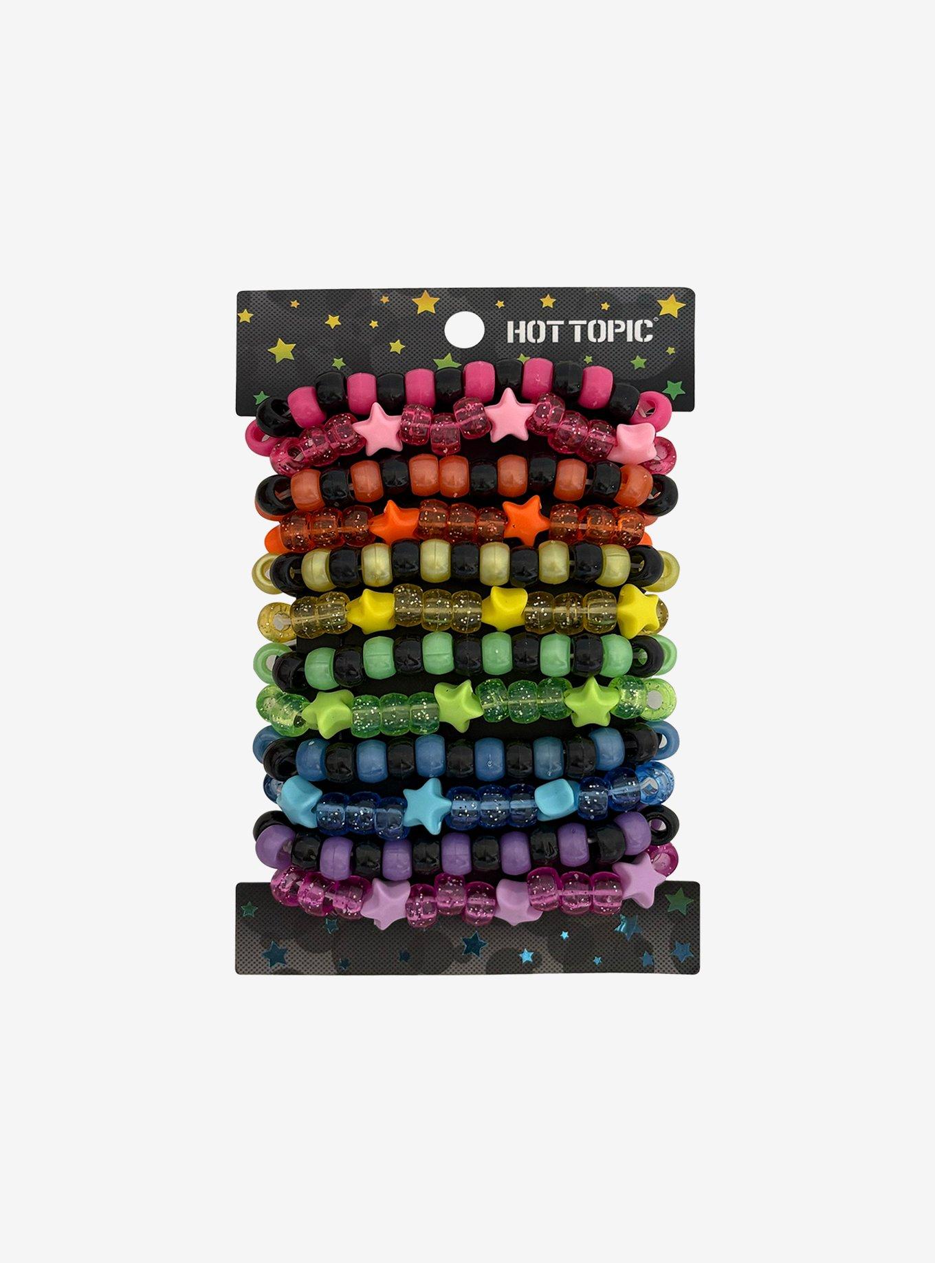 Rainbow Star Bead Bracelet Set, , hi-res