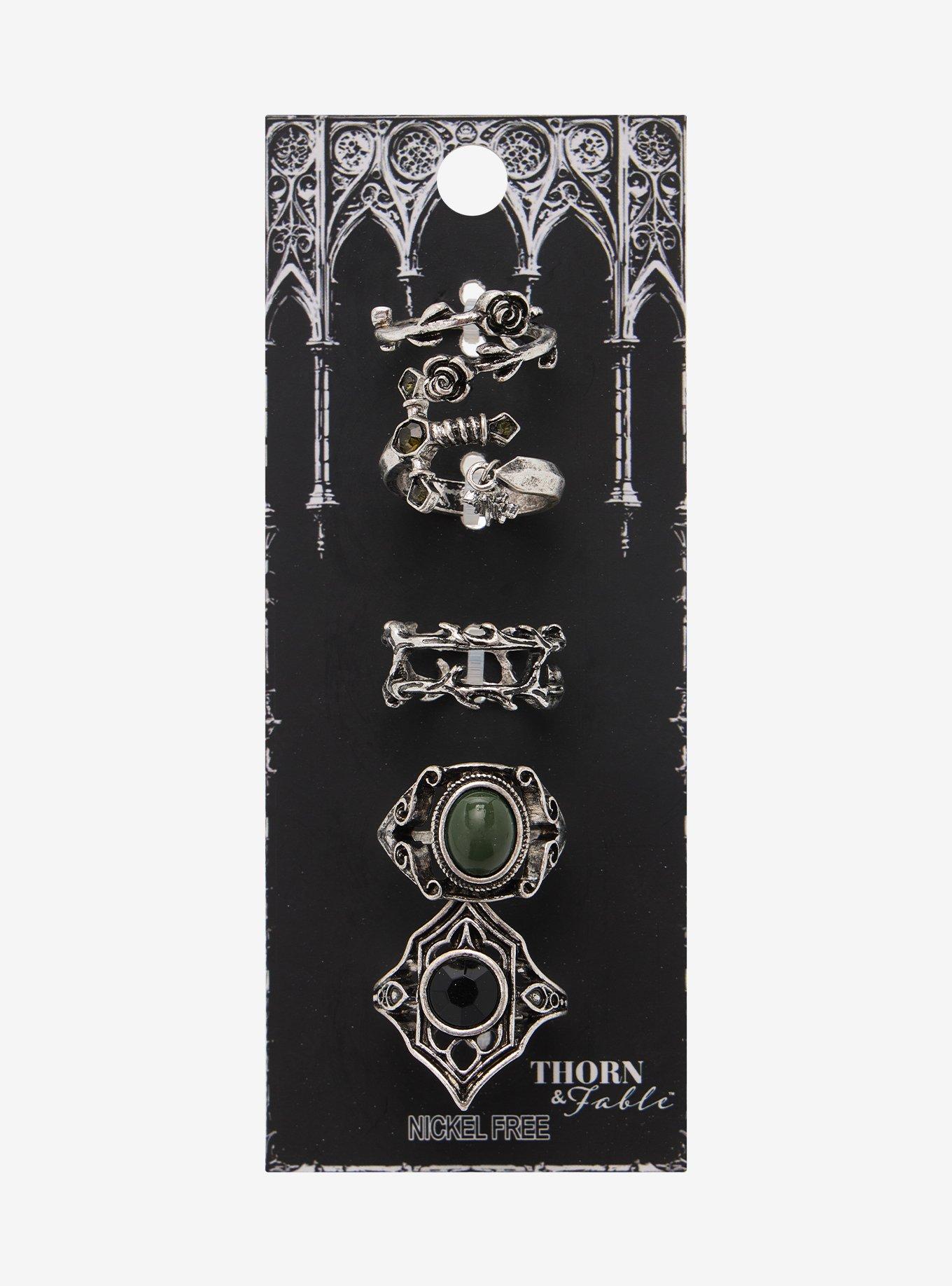 Thorn & Fable Castlecore Ring Set