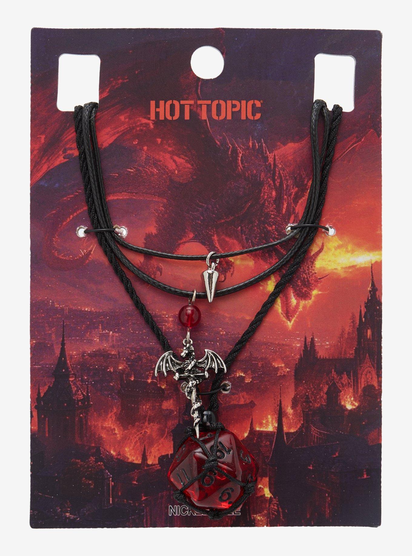 Dragon RPG Dice Necklace Set, , hi-res