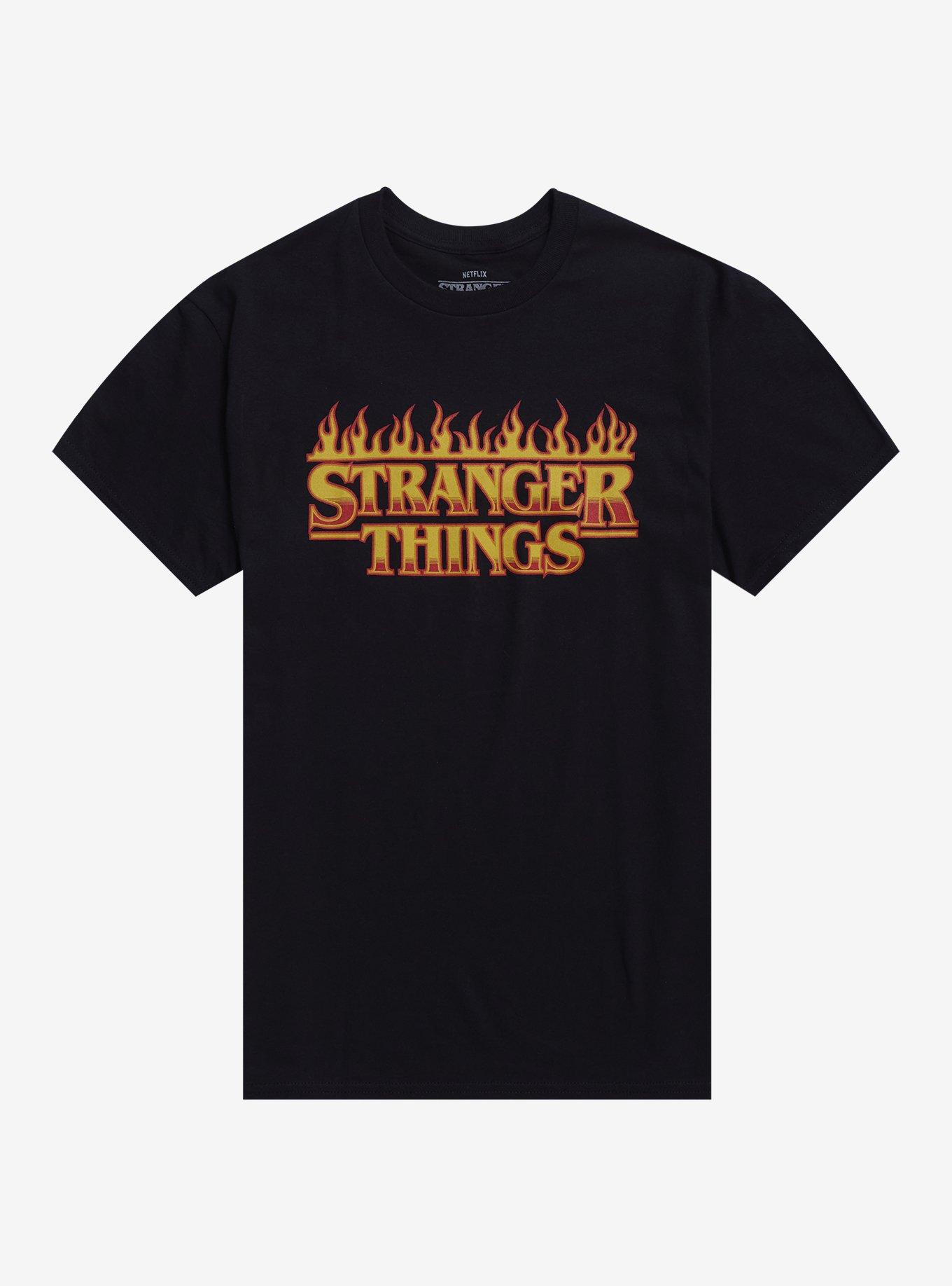 Stranger Things Flames Logo T-Shirt, , hi-res