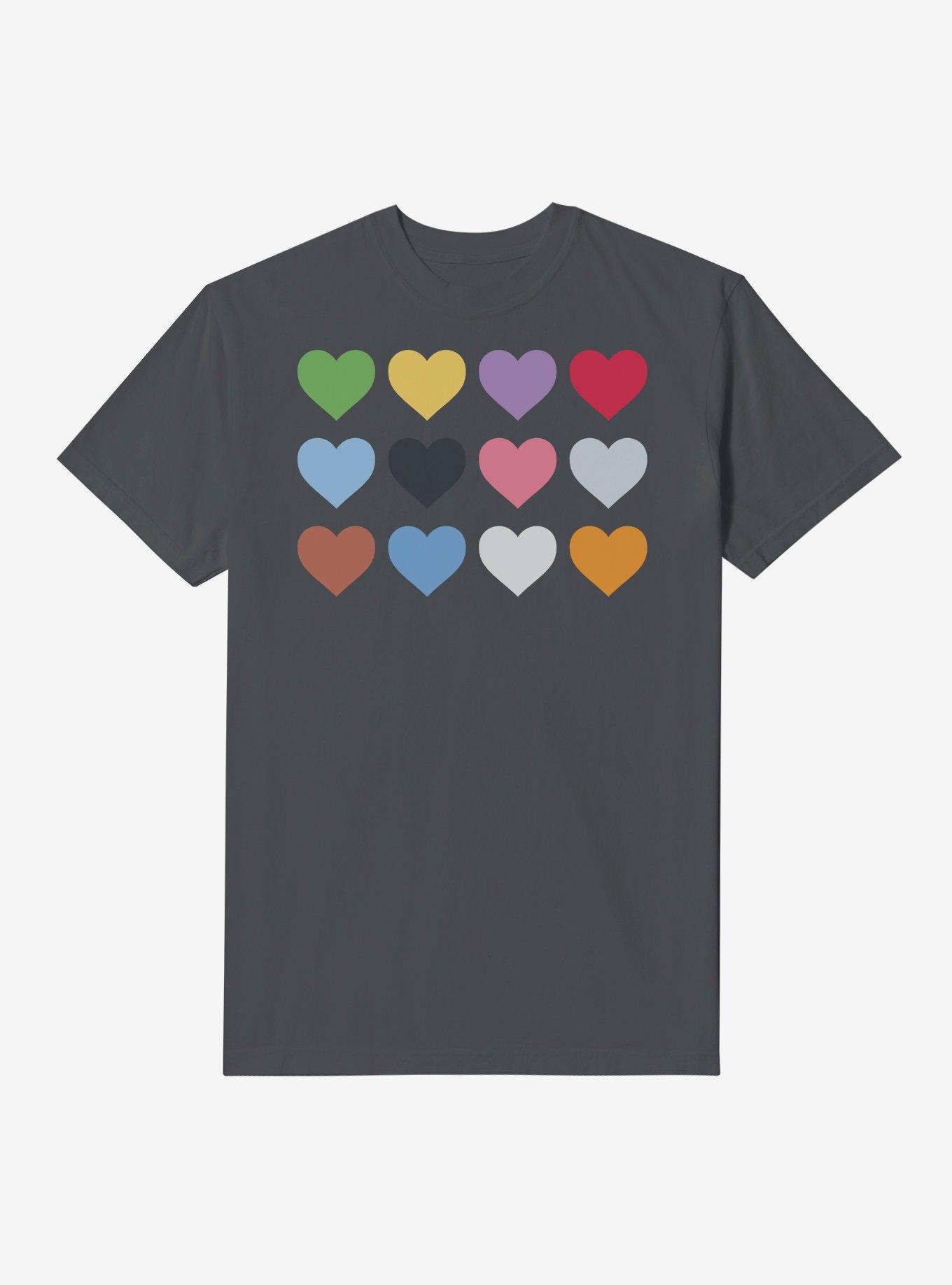 Colorful Hearts Era Garment Dye T-Shirt, , hi-res