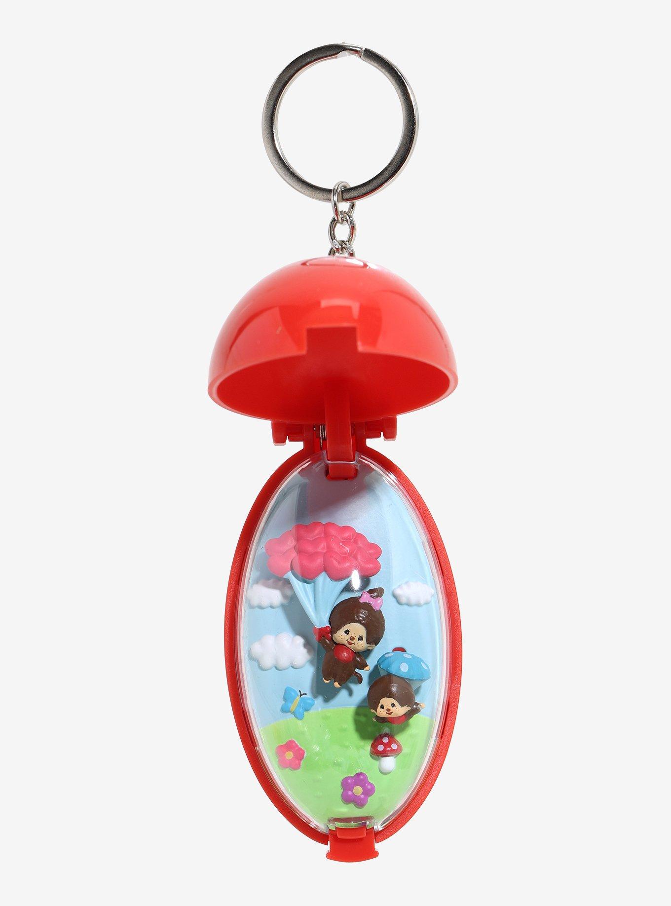 Monchhichi Capsule Wind-Up Toy Key Chain, , hi-res