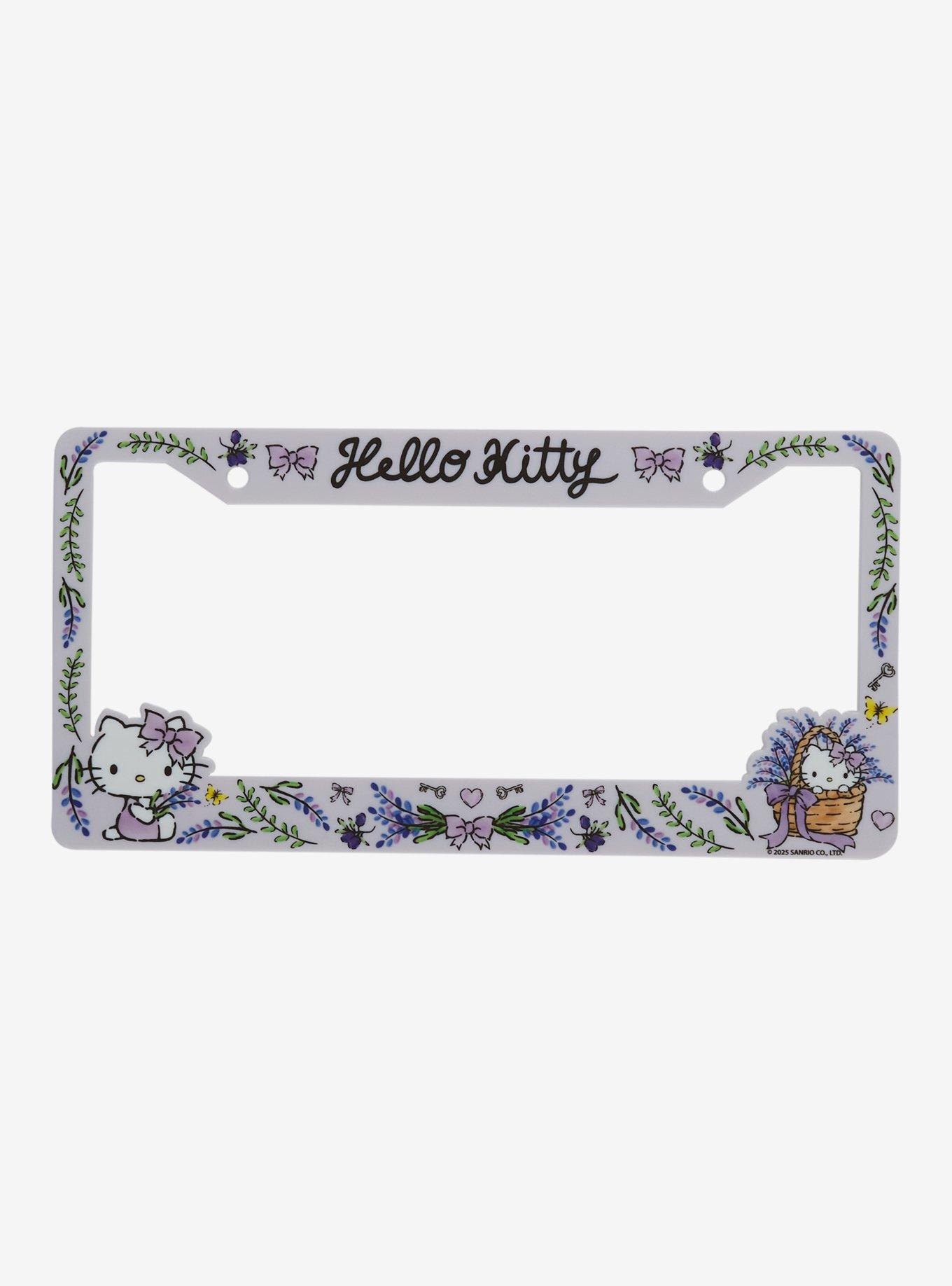 Sanrio Hello Kitty Lavender License Plate Frame - BoxLunch Exclusive, , hi-res
