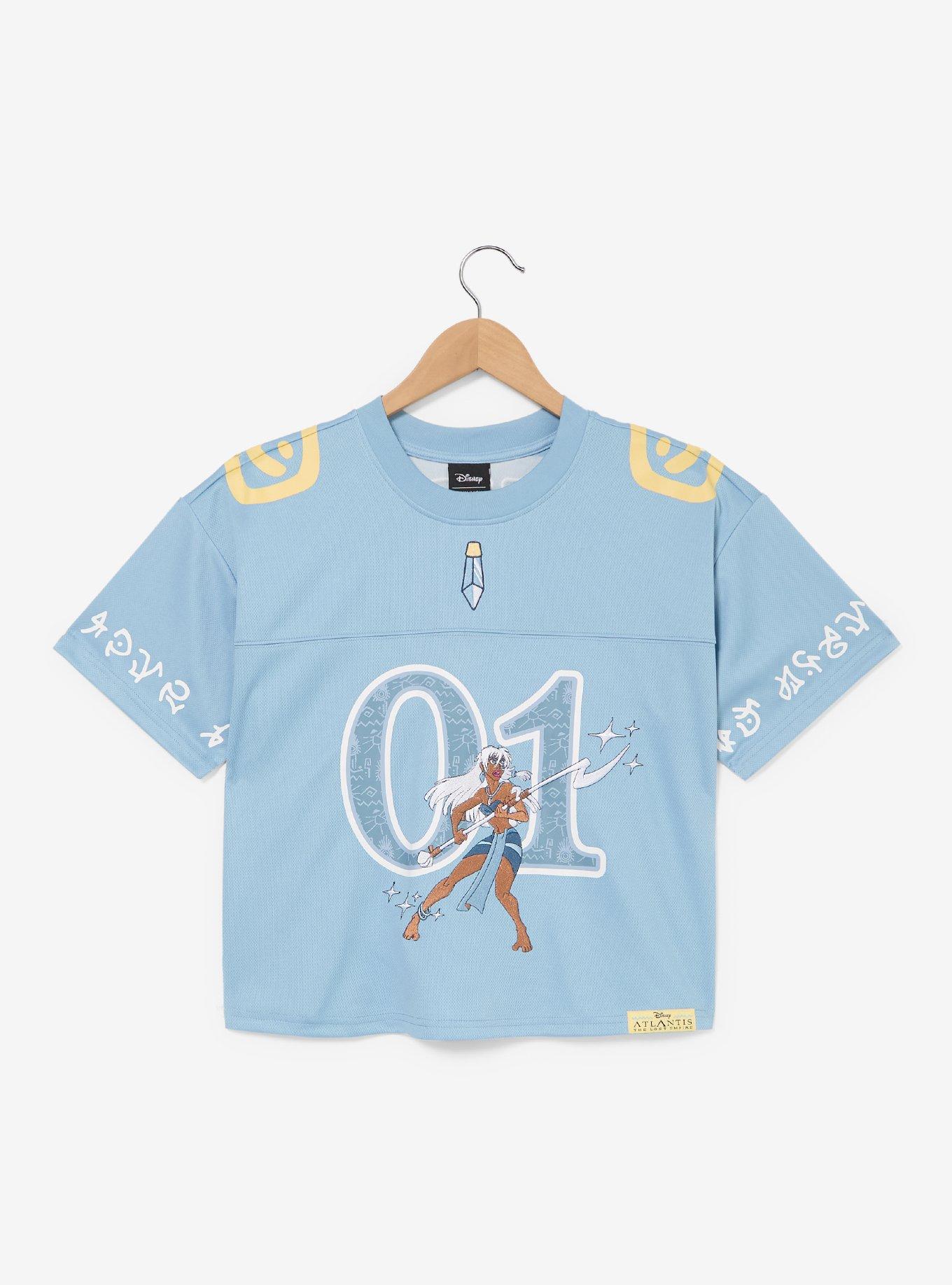 Disney Atlantis: The Lost Empire Kida Women's Cropped Football Jersey - BoxLunch Exclusive, , hi-res