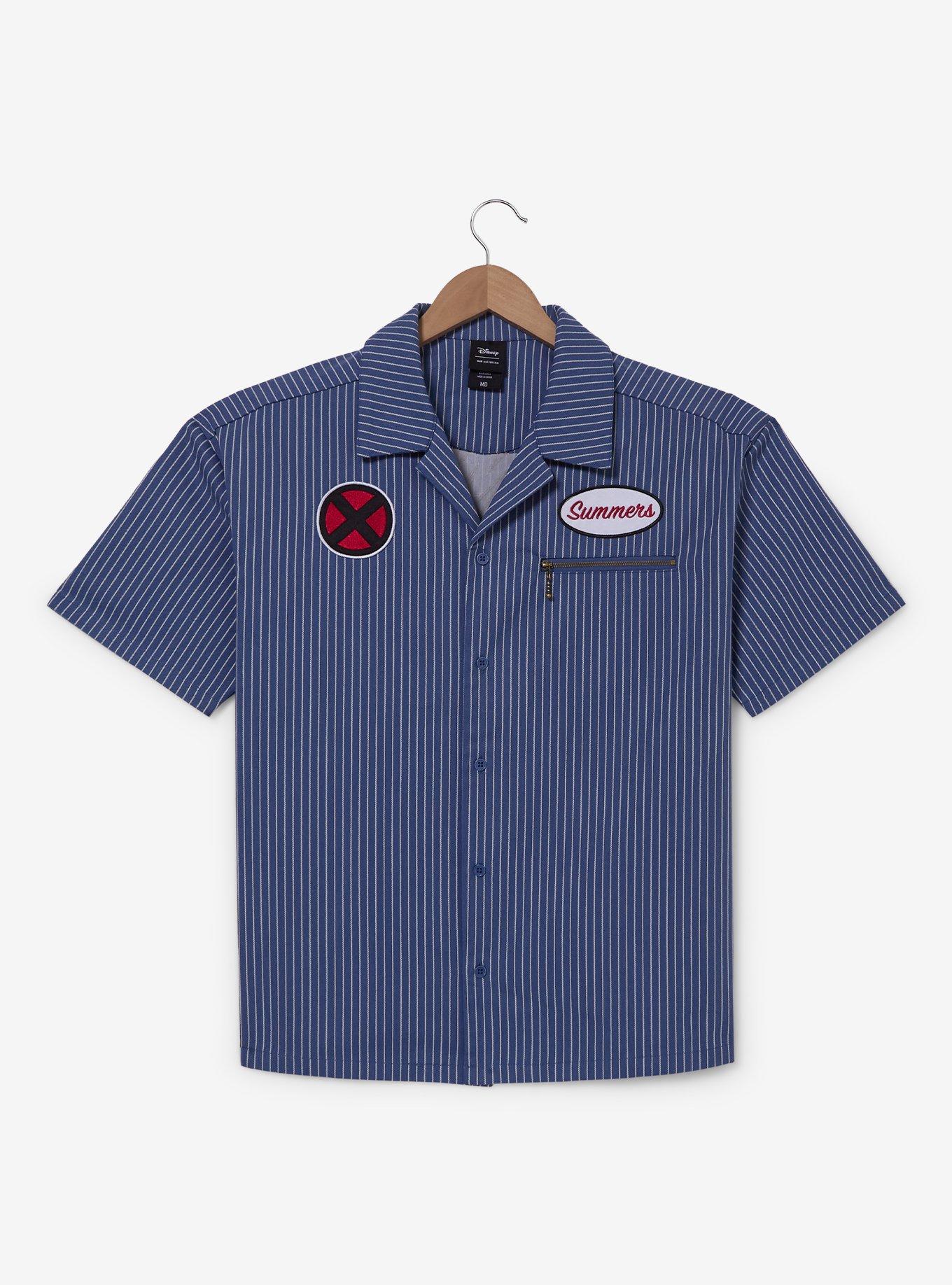 Marvel X-Men '97 Scott Summers Woven Button-Up &mdash; BoxLunch Exclusive, , hi-res