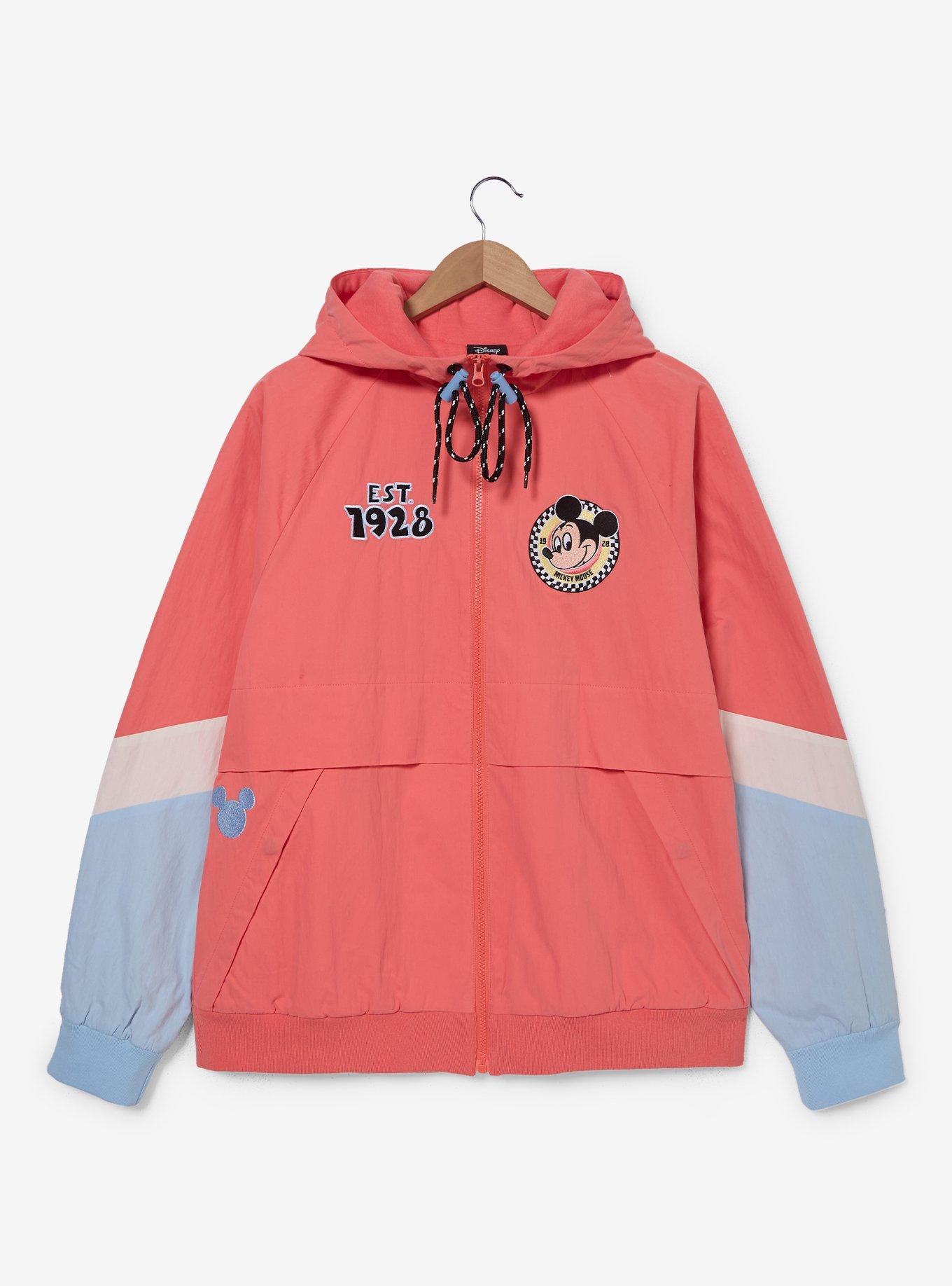 Disney Mickey Mouse Retro Color Block Windbreaker &mdash; BoxLunch Exclusive, , hi-res