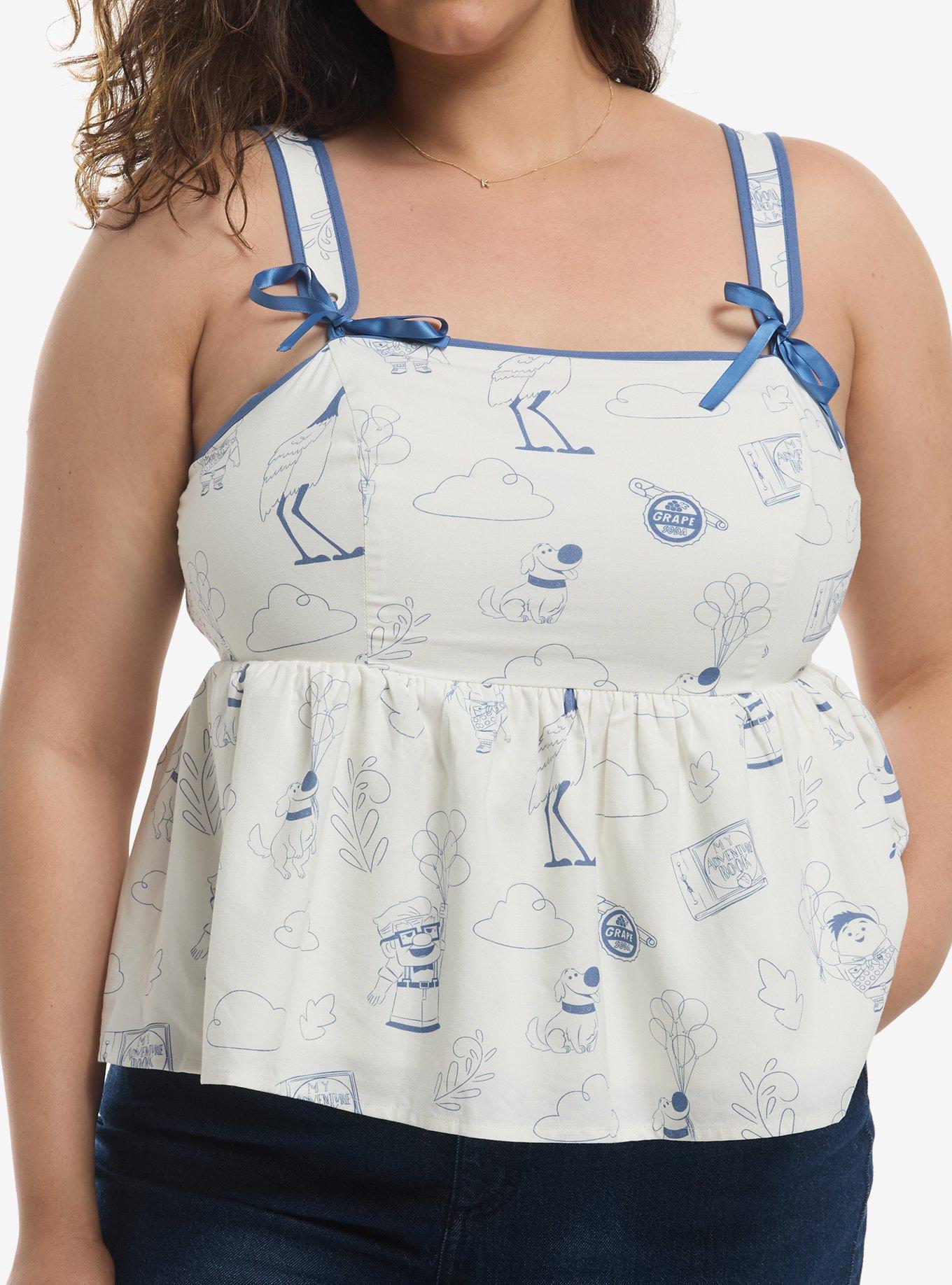 Her Universe Disney Pixar Up Peplum Tank Top Plus Size Her Universe Exclusive, , hi-res