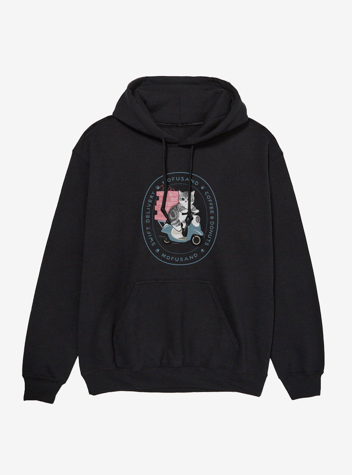 Mofusand Coffee & Donuts Swift Delivery Hoodie, , hi-res